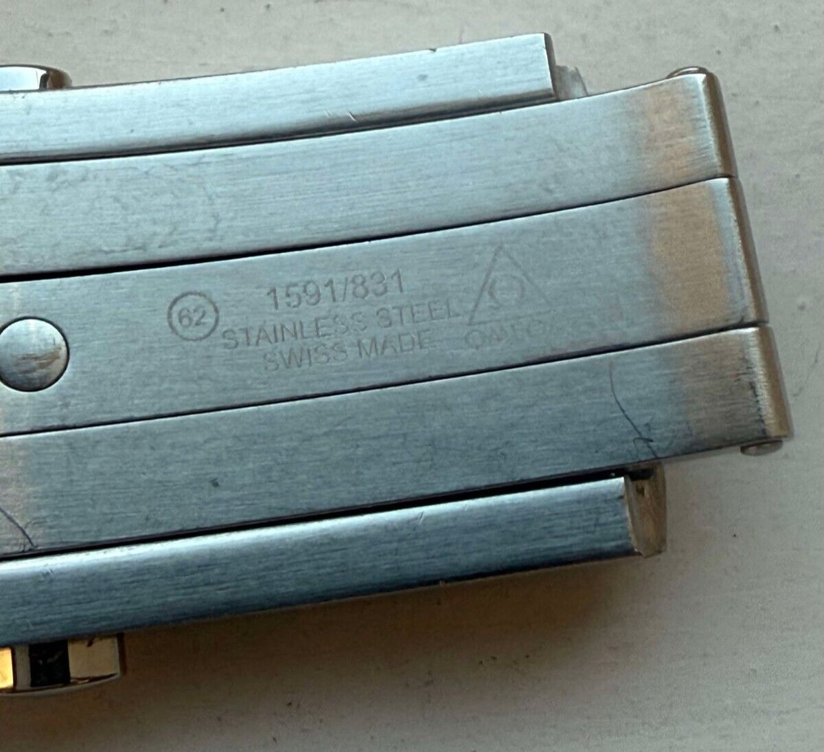 Genuine Omega Deployment Deployant Clasp Buckle Bracelet 1591/831 117ST1591831