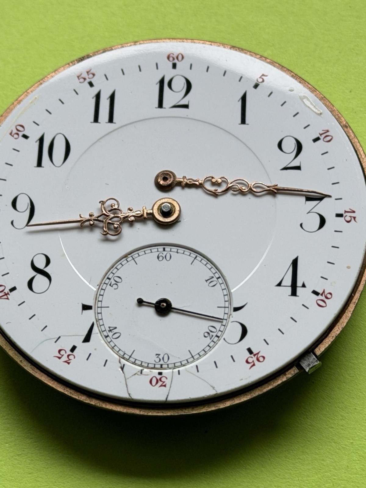 IWC SCHAFFHAUSEN CAL. 53 MOVEMENT, 19 LIGNES, 25 JEWELS, CA. 1900 RUNS, NICE!