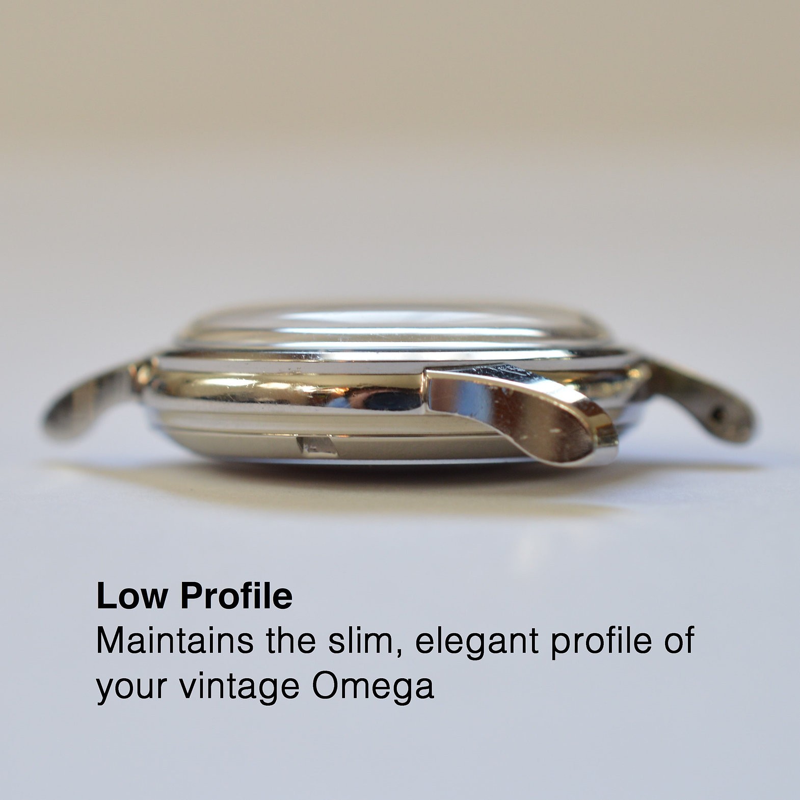 Sapphire Exhibition Caseback for 1960s Omega Seamasters and Constellations