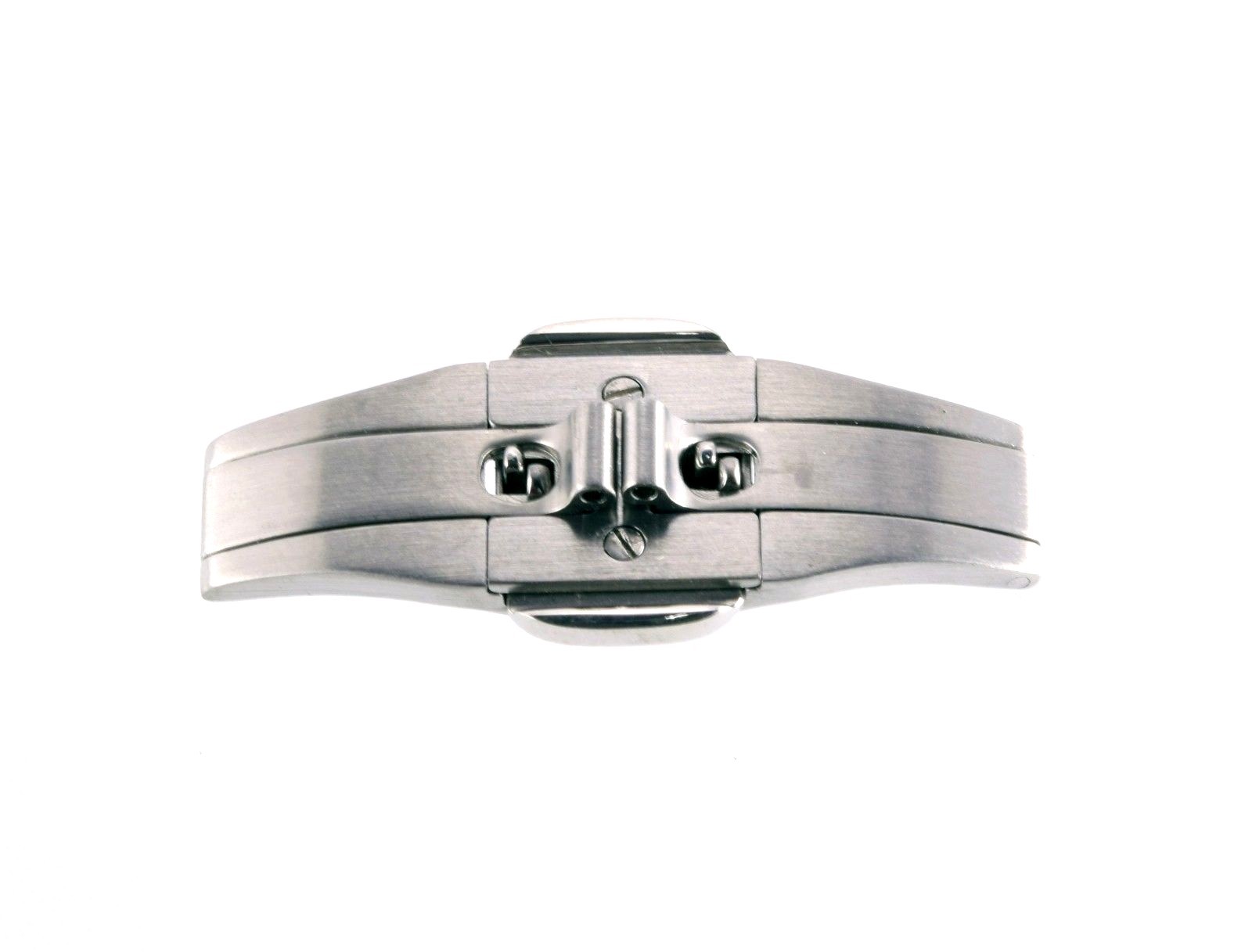 Matte Stainless Steel Butterfly Deployment Clasp 4.5 mm x 16 mm