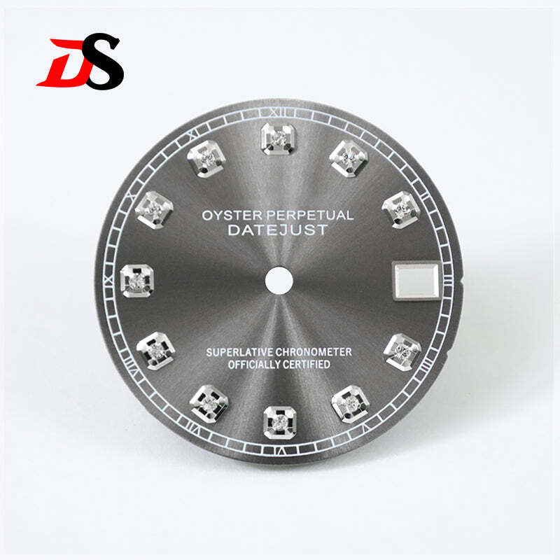 Sunburst Dial 28.5mm DATE Just Gradient Dial NH35 Movement Diamond Index