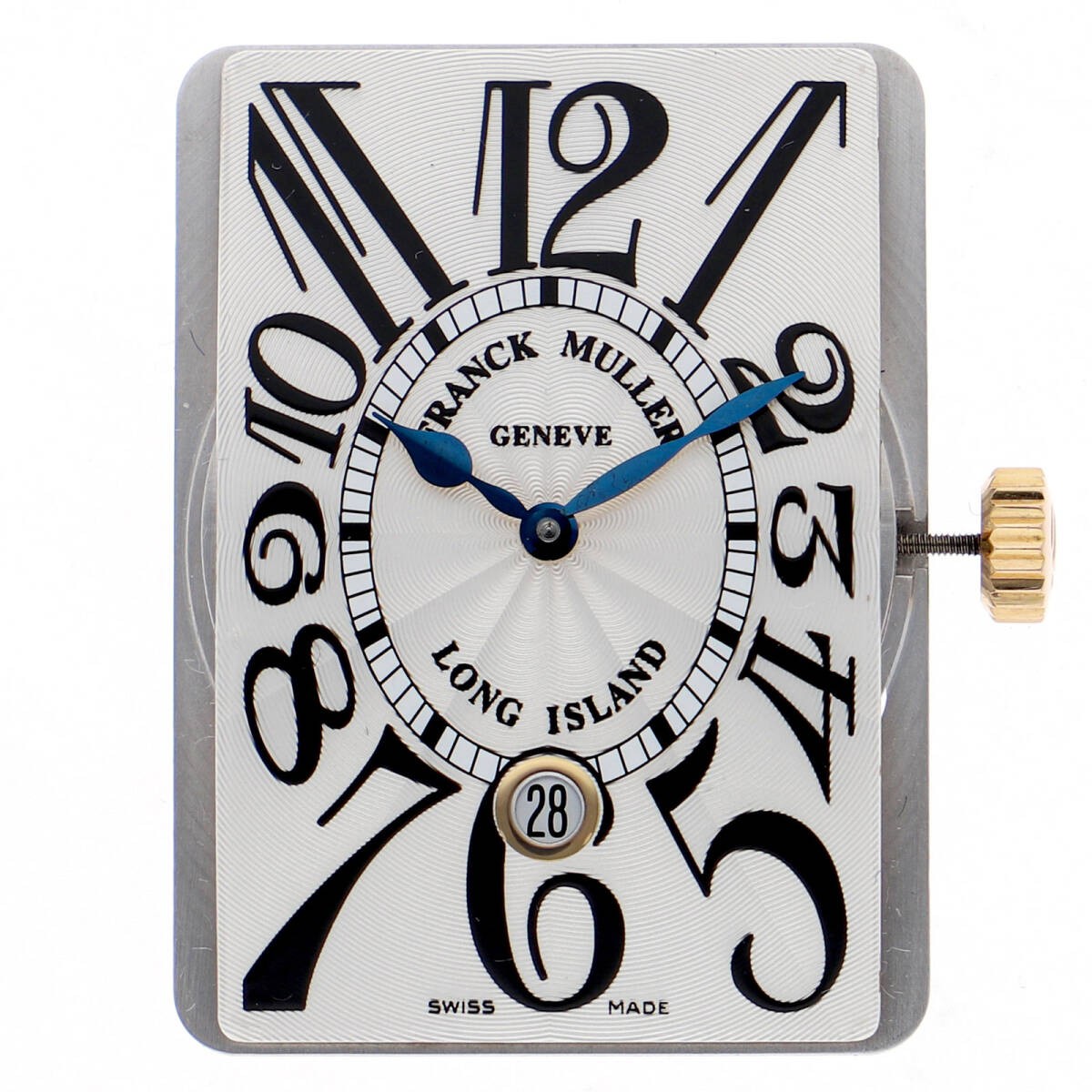 FRANCK MULLER Genuine Movement 2800SC Men’s Watch Silver Color SS Working