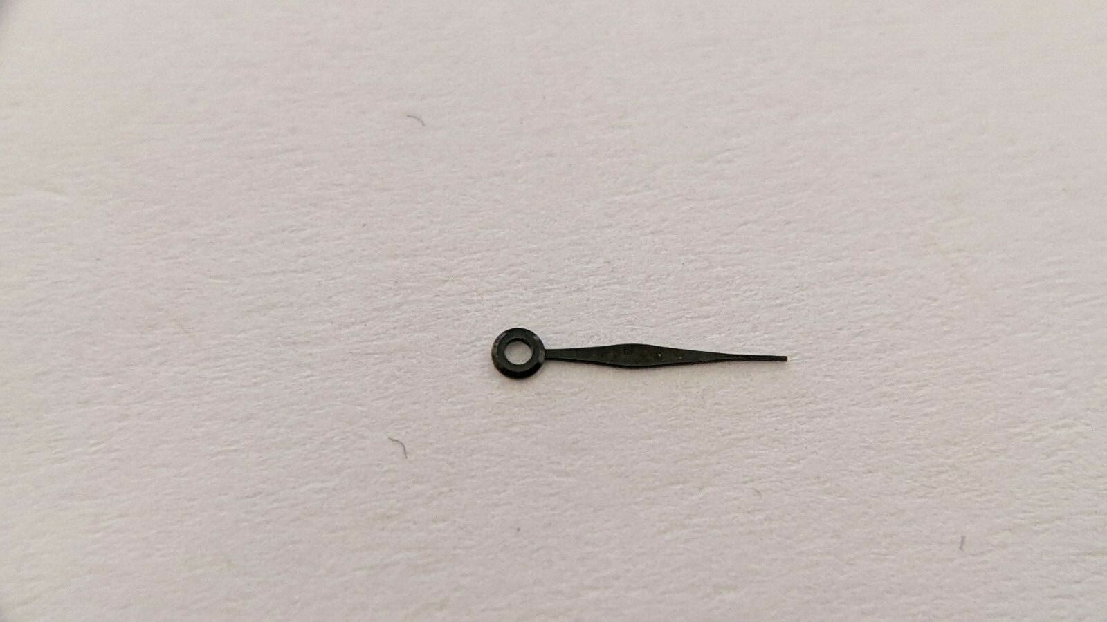 Universo MINUTE HAND BLACK. approx 7mm long from center of hole. HOLE: 70. Unive