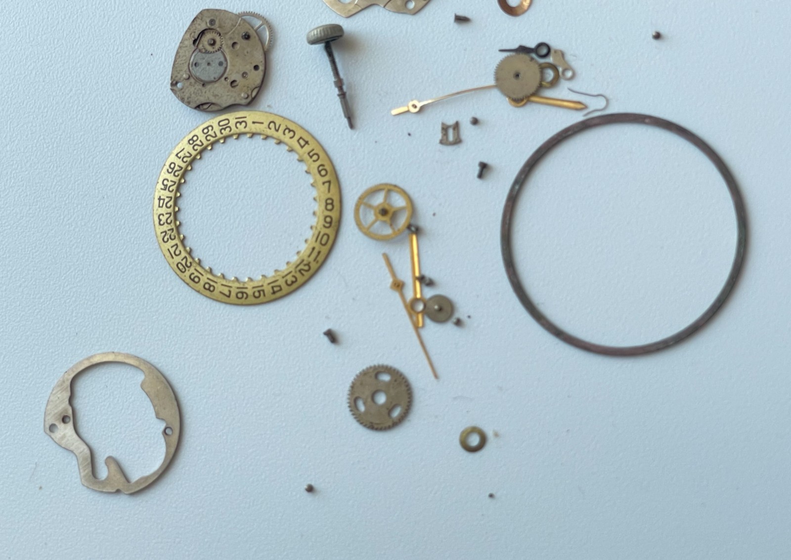 Vintage Elgin 996 Tradition AS 1902 Watch Movements 17J Dials Parts Repair Lot