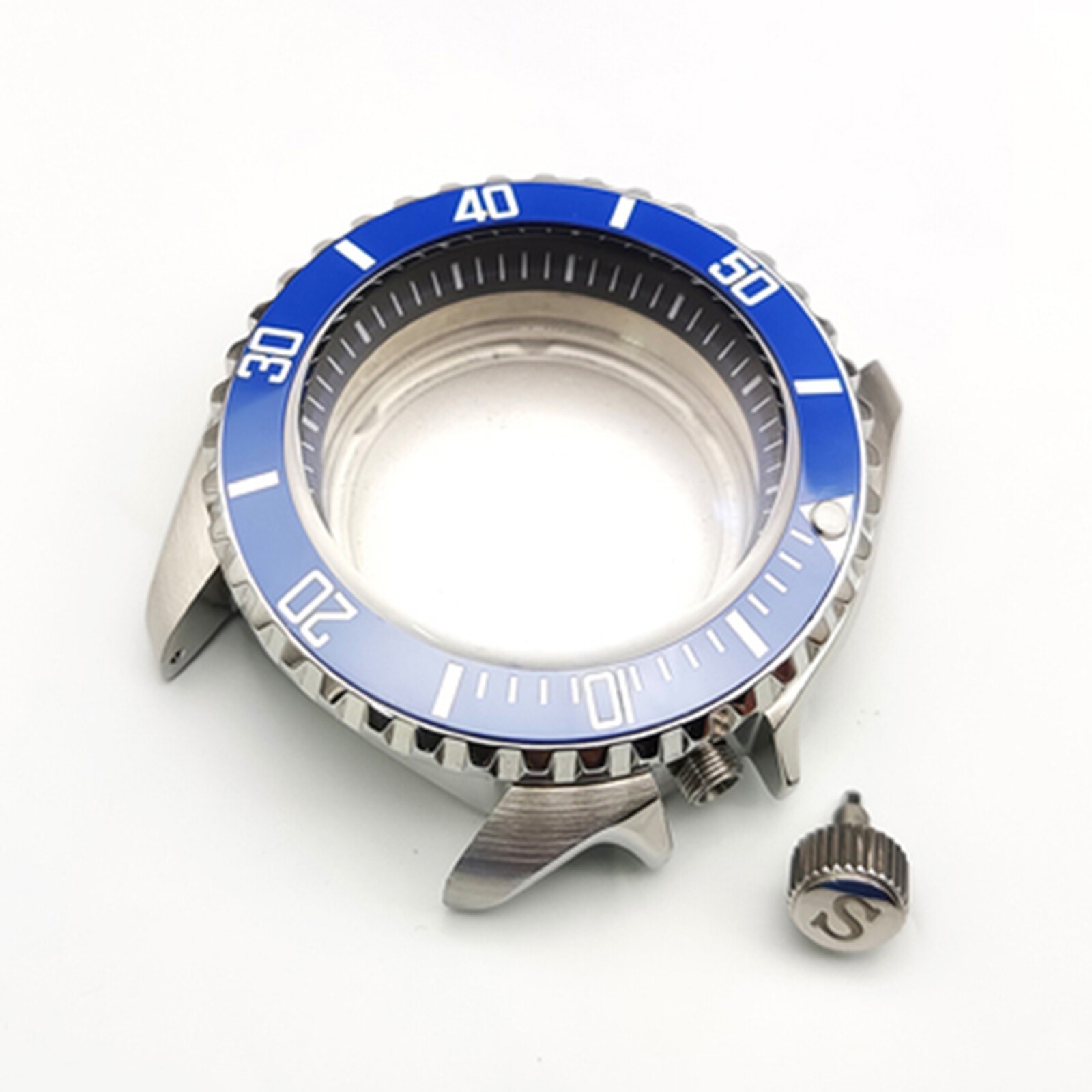42MM Sapphire Glass Watch Case SKX007 for NH35/NH36/4R Movement Stainless Steel