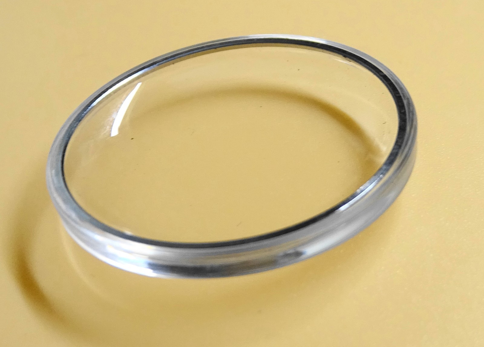 Transparent Watch Glass Ø 31.10 mm “XRS” Special Round Chrome Bezel Cat.2