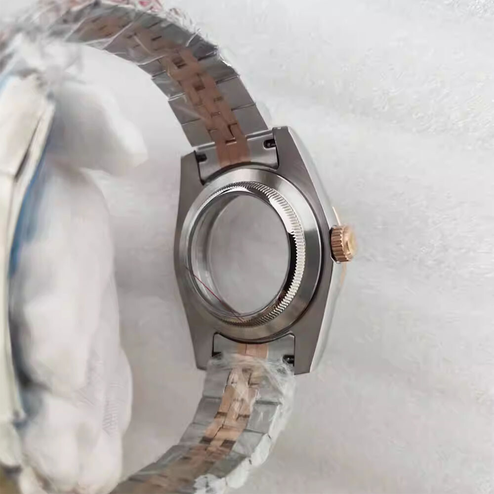 36/39MM Translucent Back Steel Watch Case + Strap for NH35/NH36/4R/7S Movement