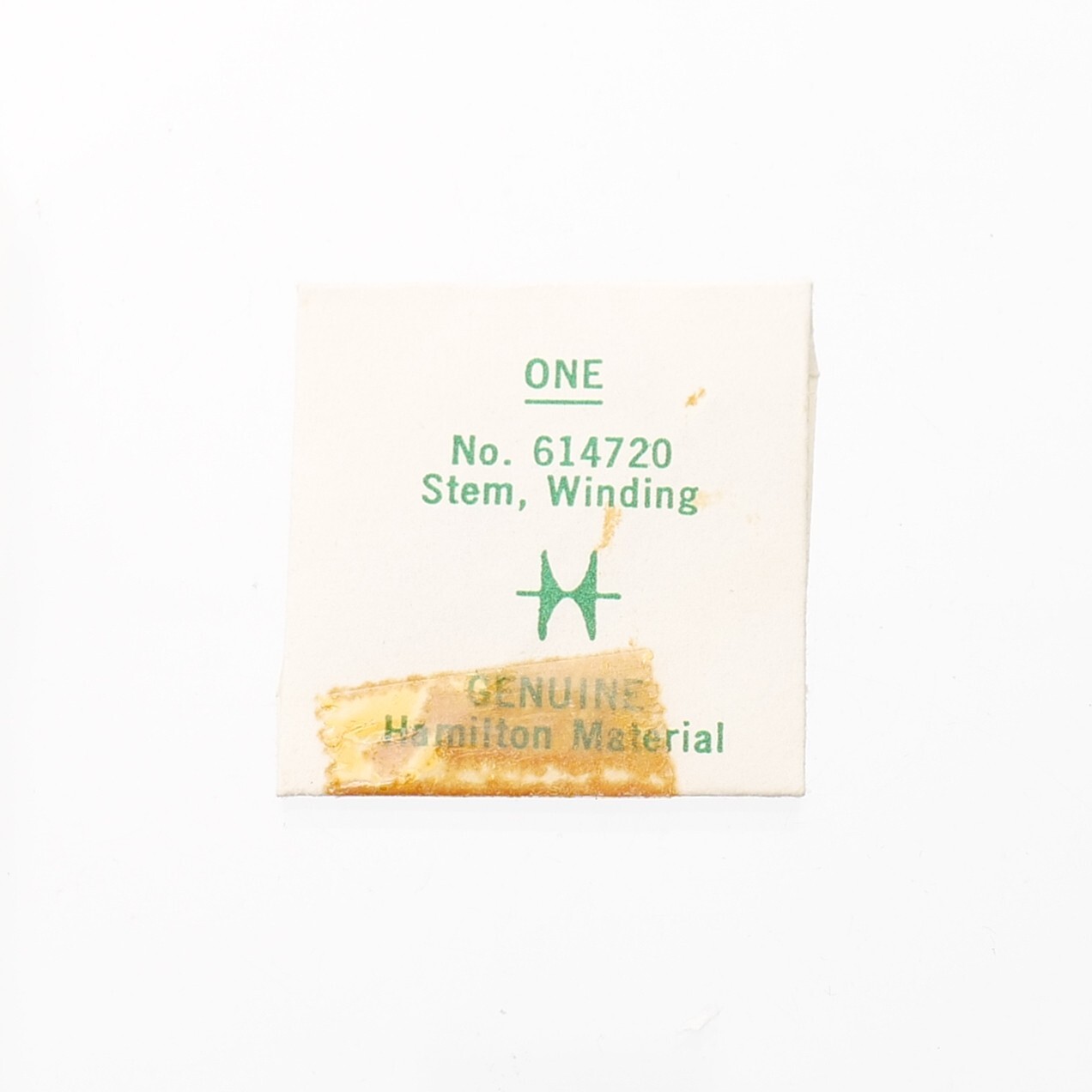 NOS Genuine Hamilton #614751 Grade 699 Wrist Watch Stem Part Watchmakers (C7D20)