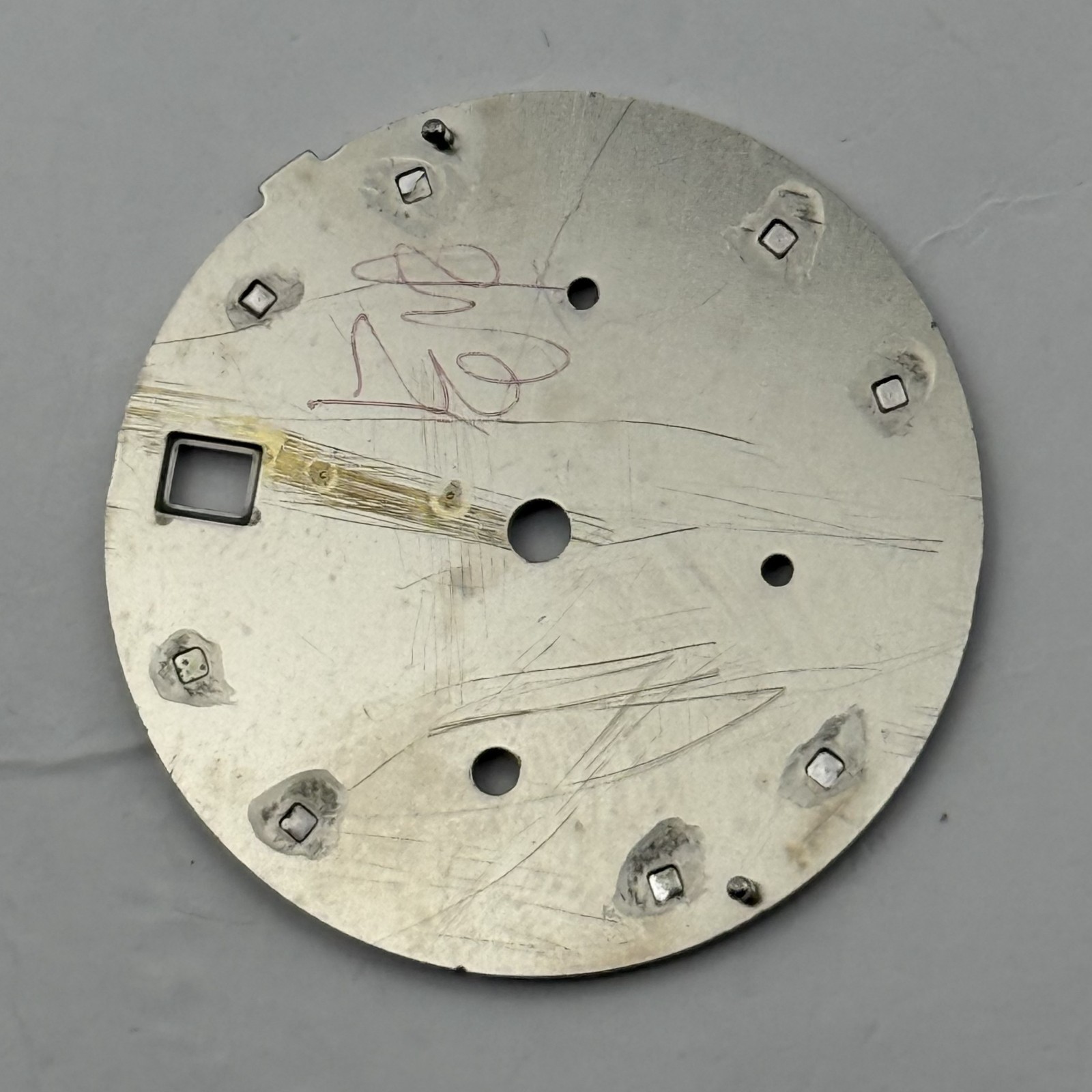 Seiko 7T92-0JT8 Watch Dial Sportura Chronograph MOP Spare Parts Repair 26.5mm