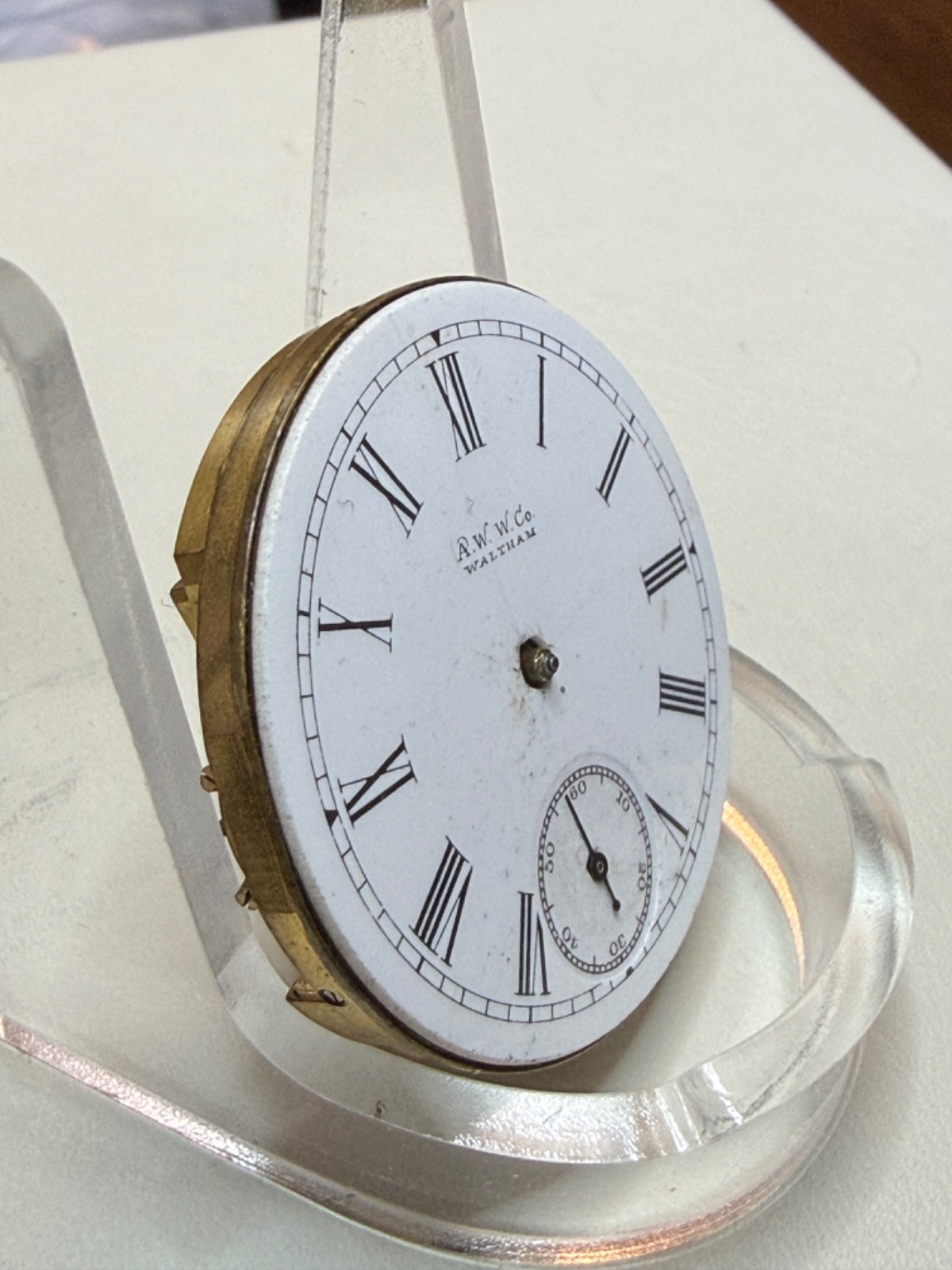 For Parts or Project, Elgin Pocket Watch Movement,Circa 1891, 6s, 7J, Model 1889