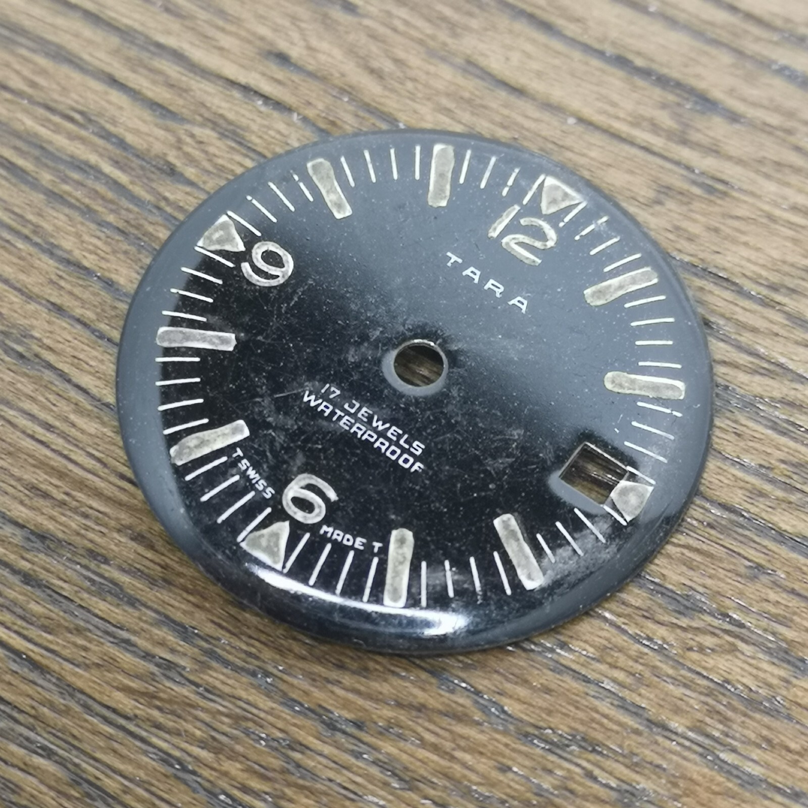 Skin Diver Watch Dials Parts – 3 Pieces – Crescent, Tara and Ingraham (CS86)