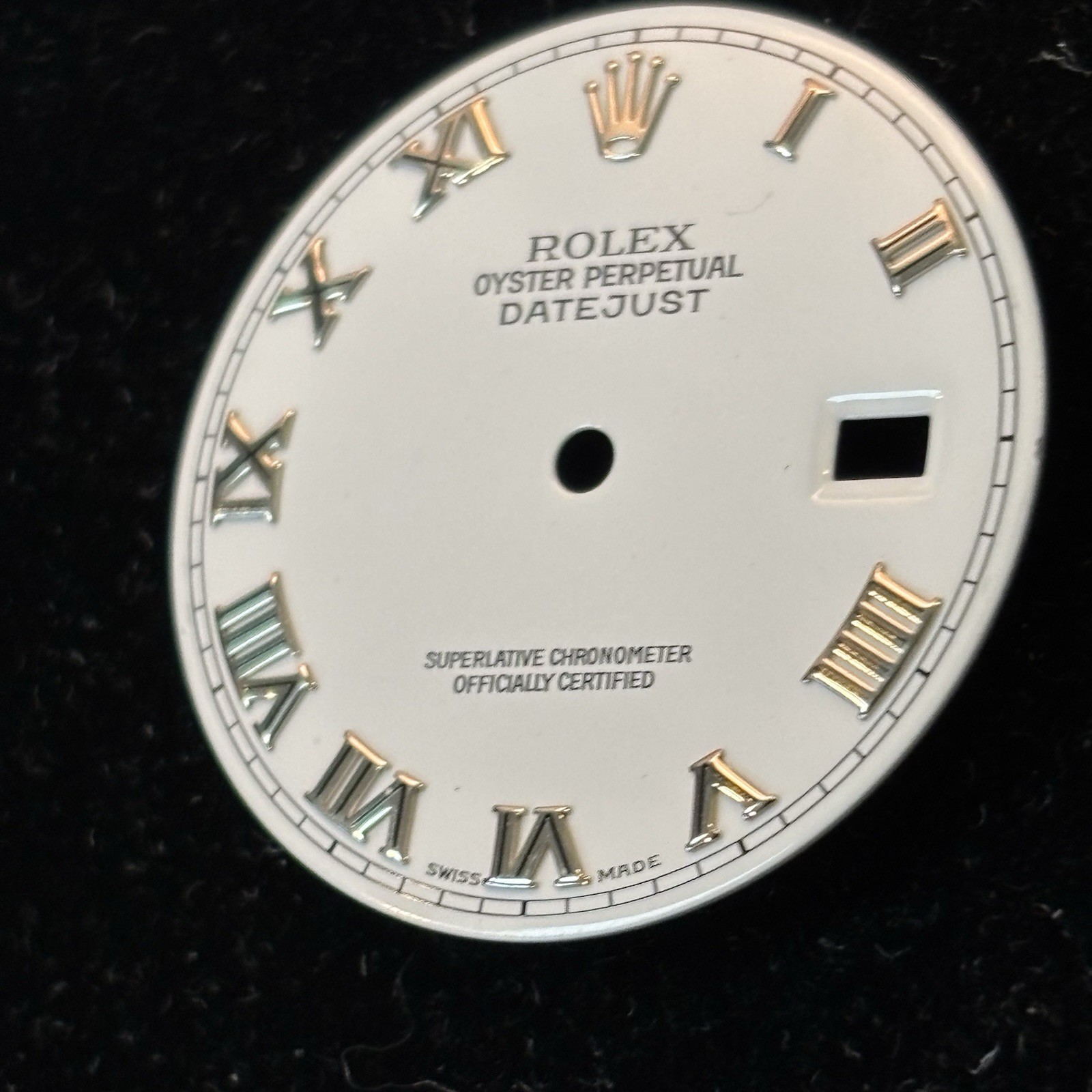 Factory Rolex Datejust Dial 36mm White Roman Number 16234 116234 116200