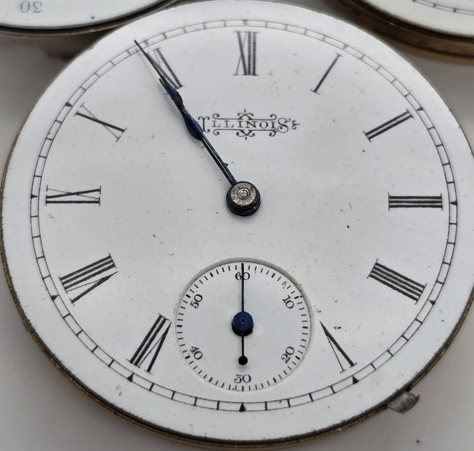 Lot Of 3 Pocket Watch 6s Movements Hampden Illinois American Waltham