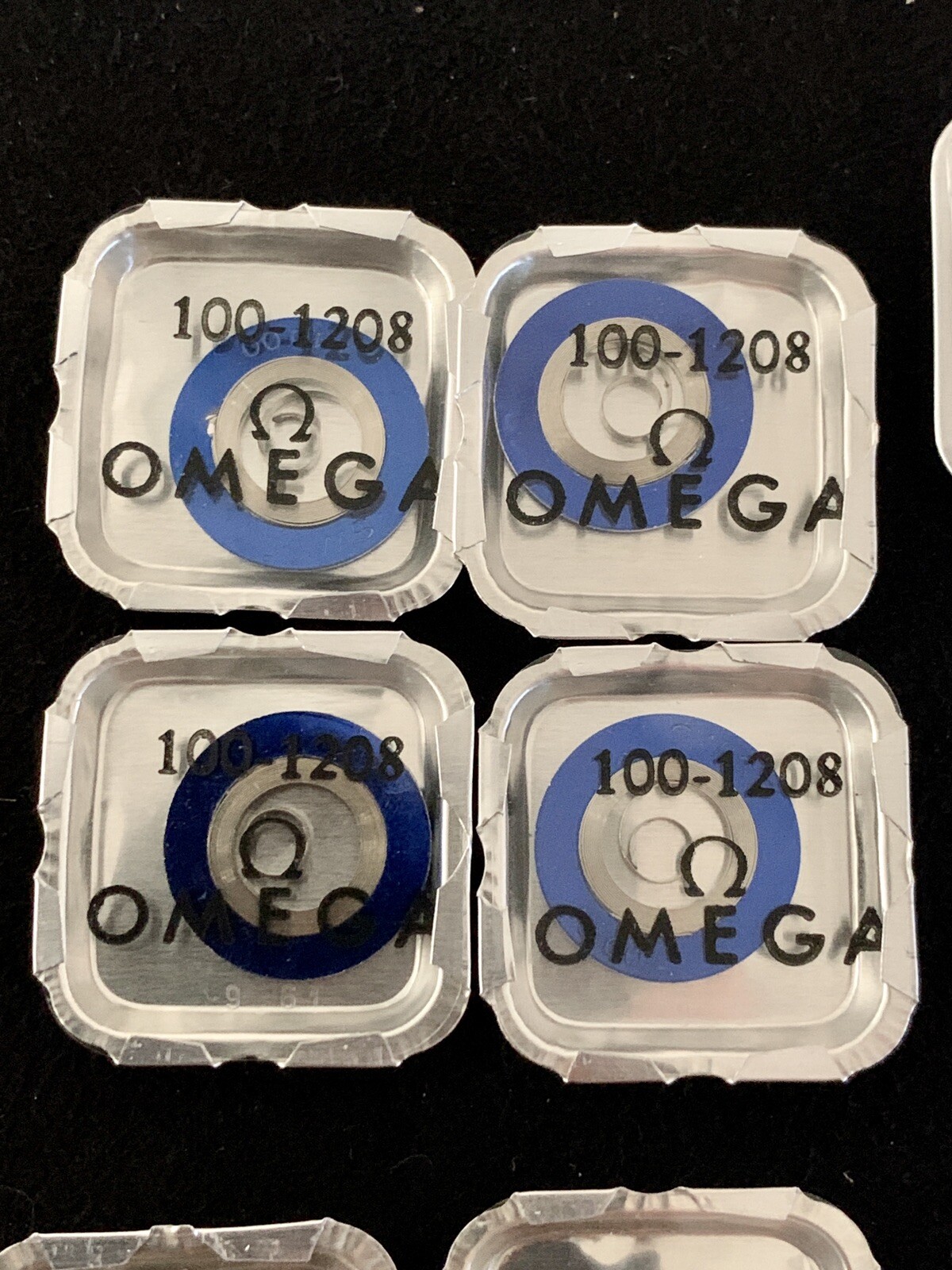 (1) One New Genuine Omega Mainspring Part # 1208 from Watchmaker’s Parts Stock