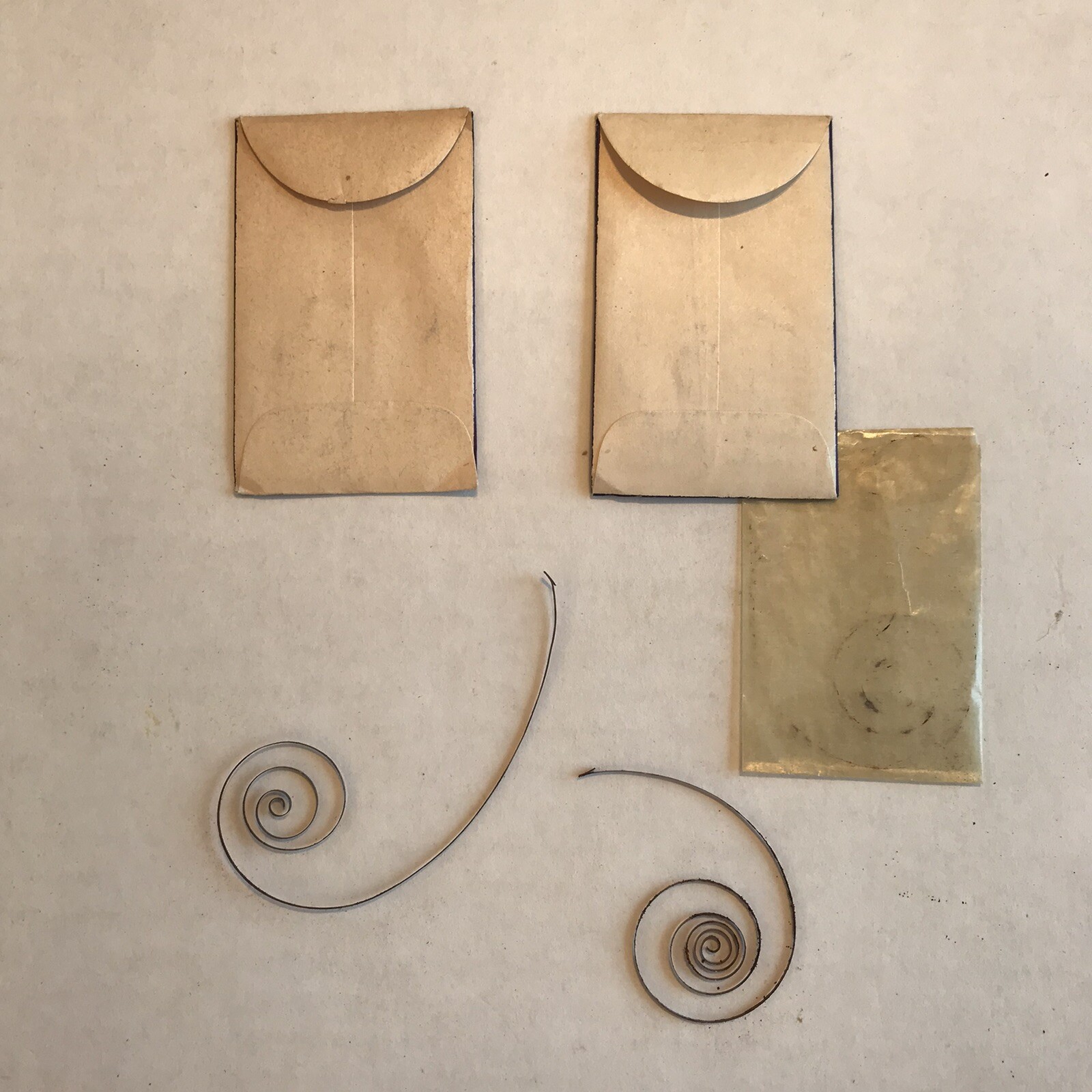 Lot of 2 Marco Mainspring Resilient Best by Test No. 2825 Watch Parts