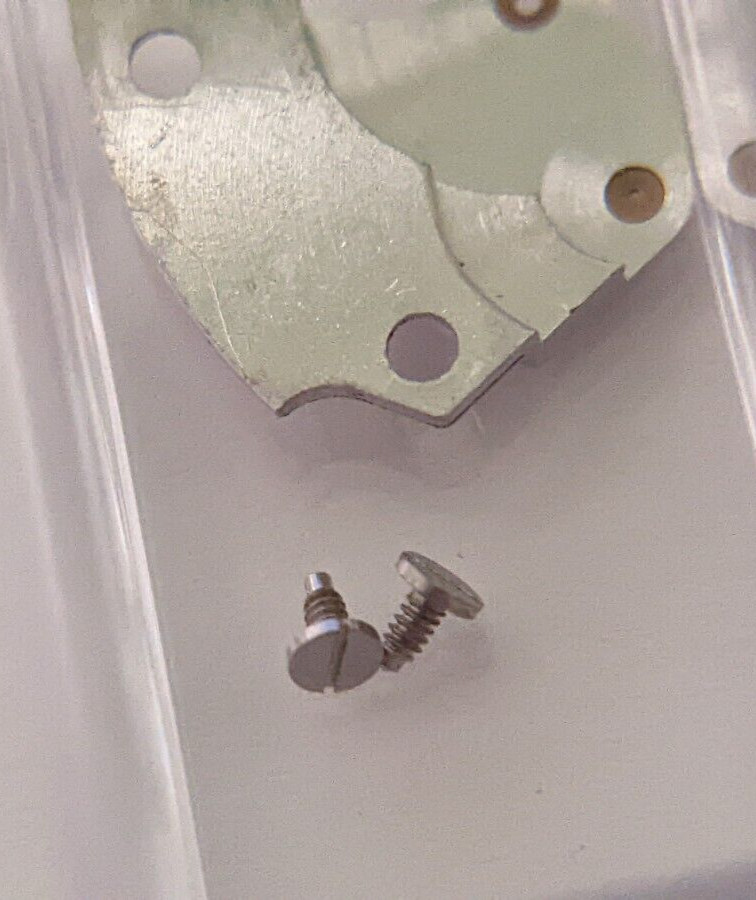 Vintage Longines 345 bridge and 2 screws, taken from fully functioning movement