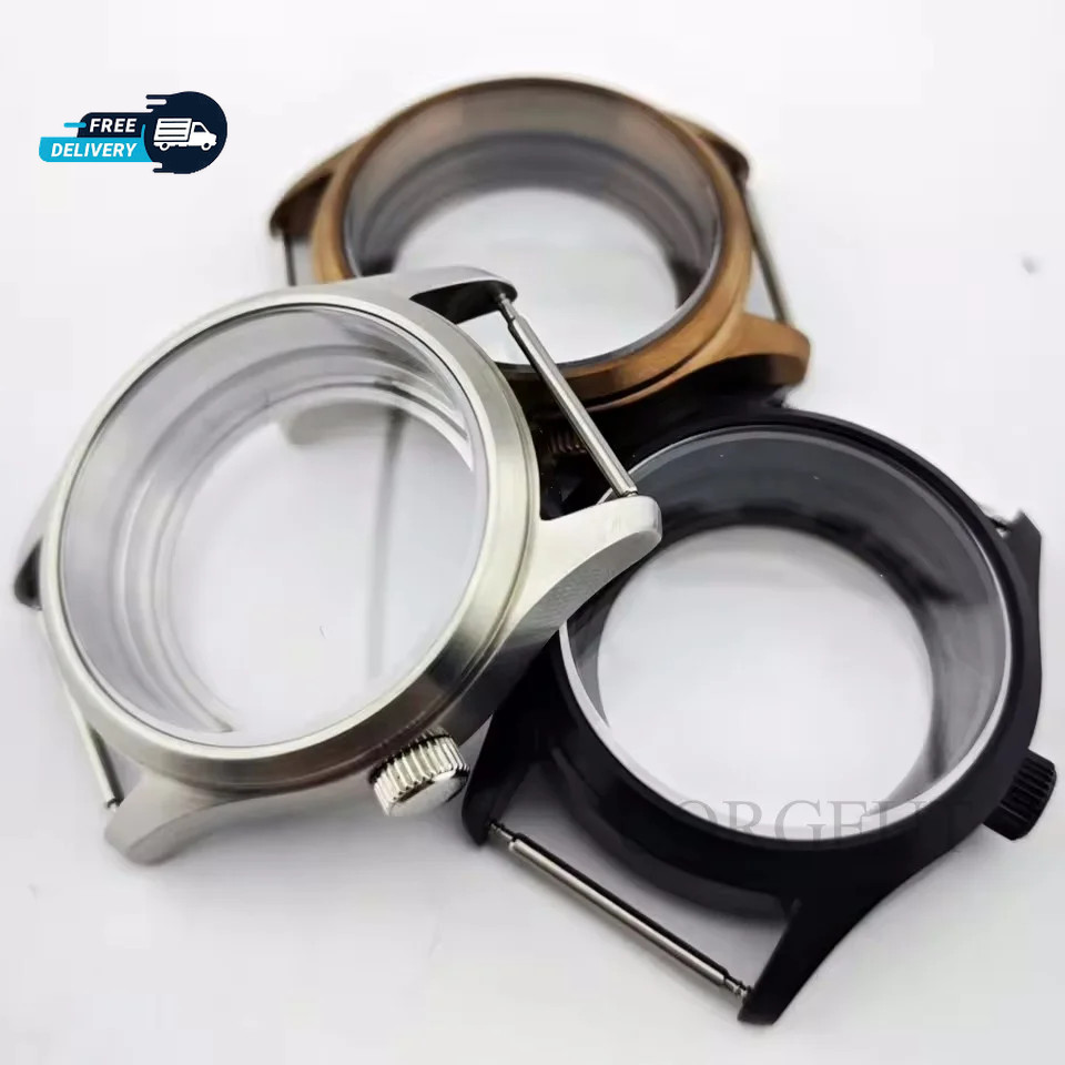 Pilot Watch Case 36mm 39mm 200m Waterproof PVD For NH34 NH35 NH36 ETA PT5000