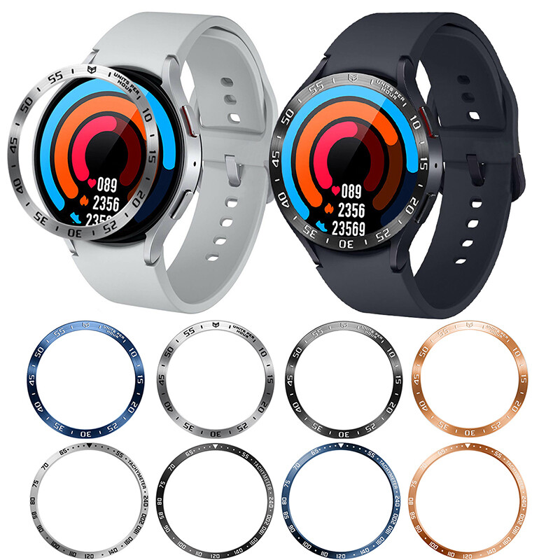 For Samsung Watch 6/6 Classic Bezel Frame Ring Case Metal Cover 40/44/43/47MM