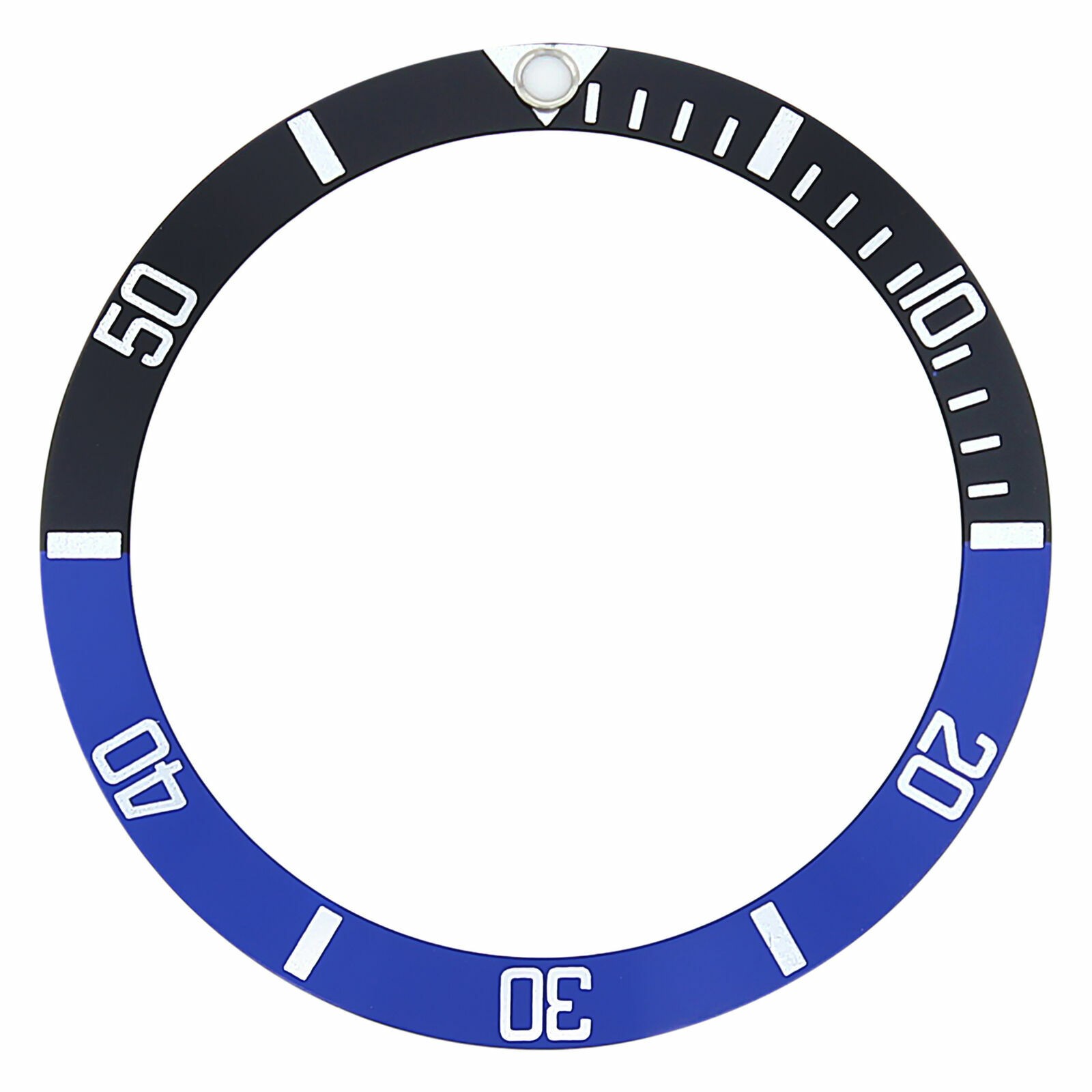 Replacement Submariner Bezel Insert For Rolex 16610LV, 16610V Blue/Black Batman