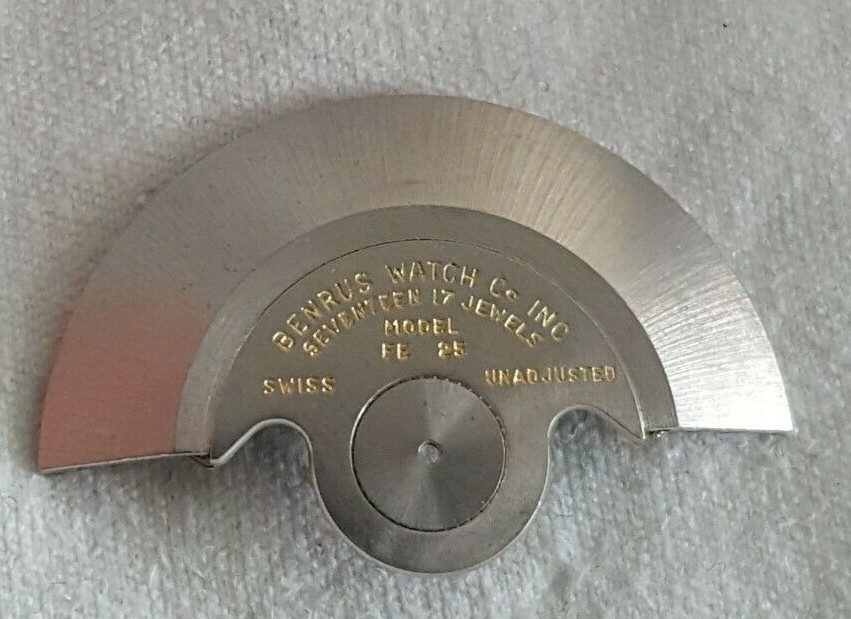 Benrus (ETA Caliber 2452) Model FE 25 Part Number 1143/1 (Rotor Weight)
