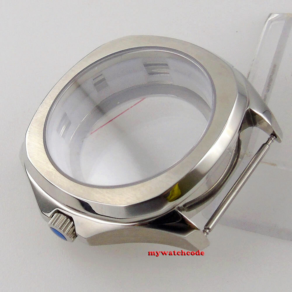 40mm sapphire glass automatic Watch Case fit eta 2836 8215 NH35 NH36 Movement