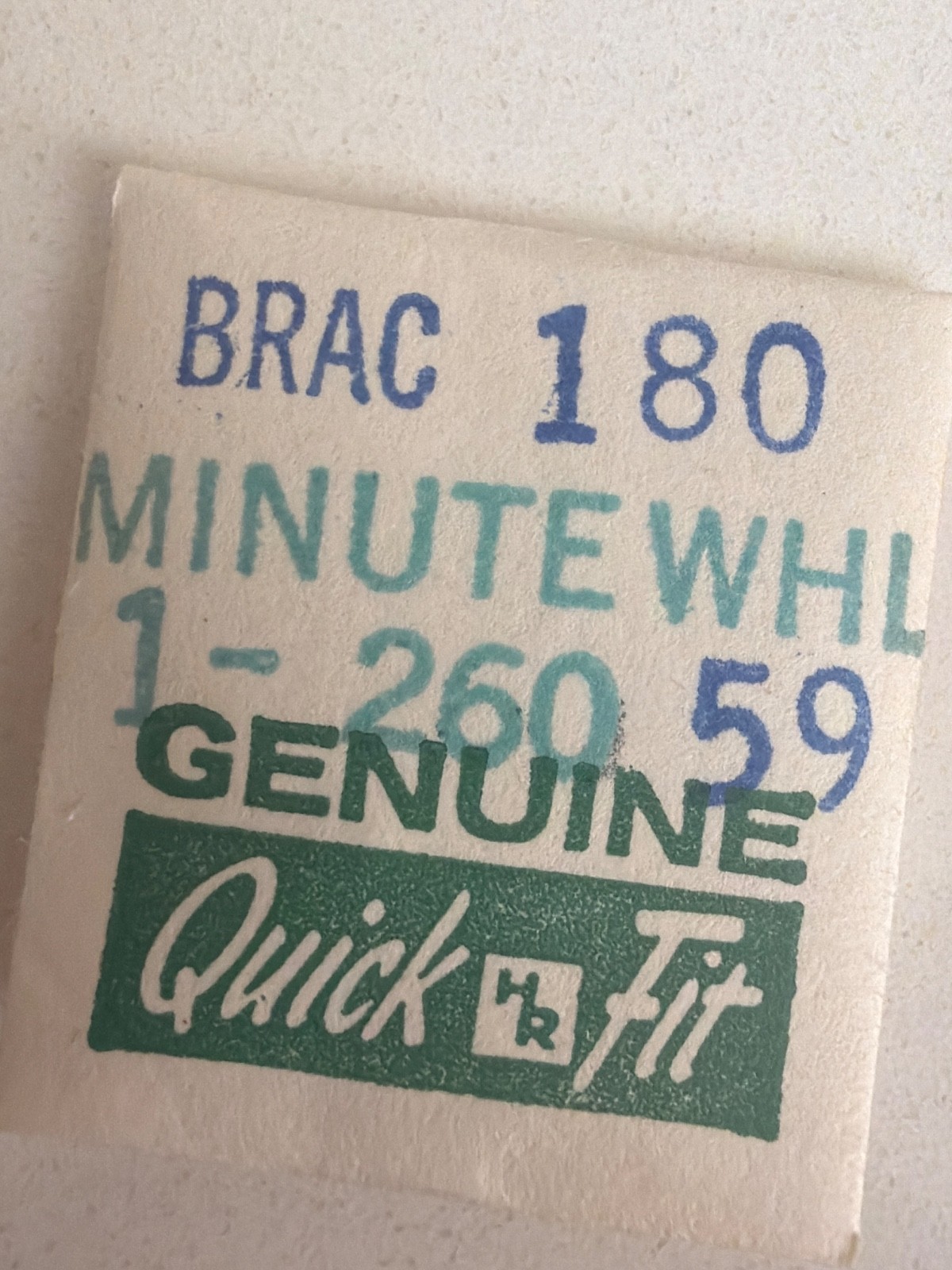 Minute Wheel #260 – Various Calibers – NOS – some ship Without Original Package