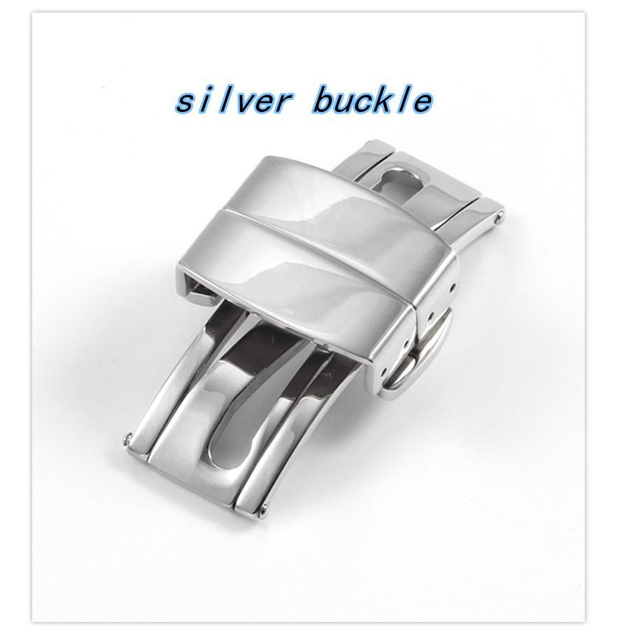 Butterfly Folding Buckle for Patek Philippe Watch 18mm Stainless Steel Clasp