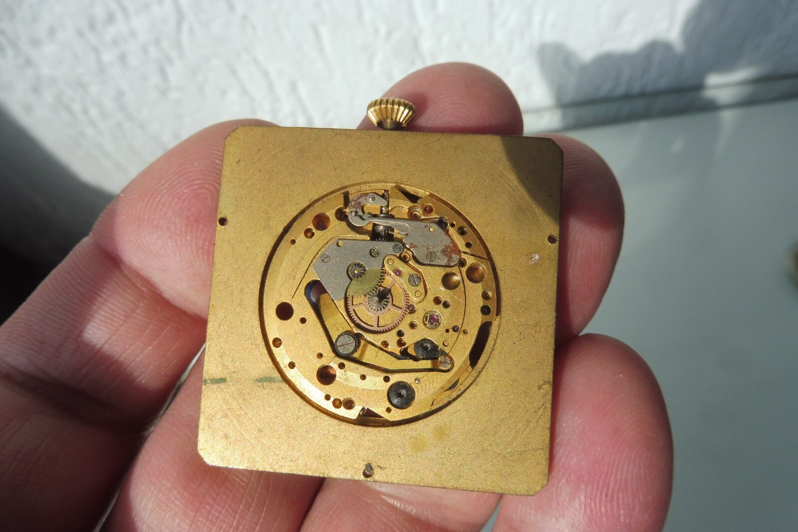 Antique Solid Brass Frame Watch Mechanism