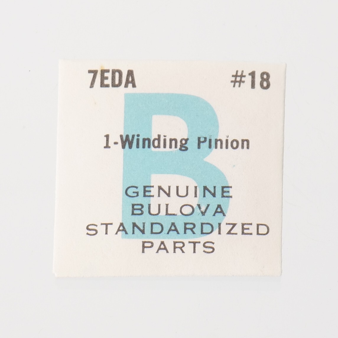NOS Bulova 7EDA, 7EDAD Wrist Watch Part #18 Winding Pinion Watchmaker (C12D12)