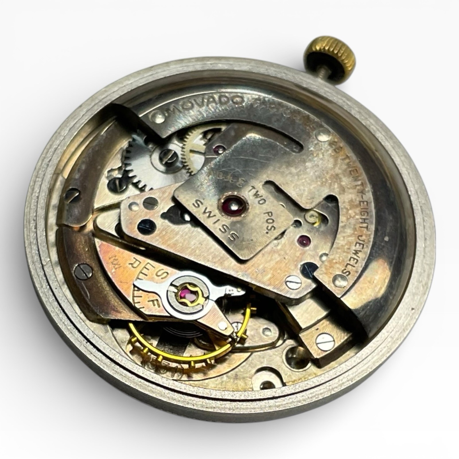 VTG MOVADO TIFFANY & CO CAL 531 AUTOMATIC MOVEMENT FOR PARTS OR REPAIR JG1-2