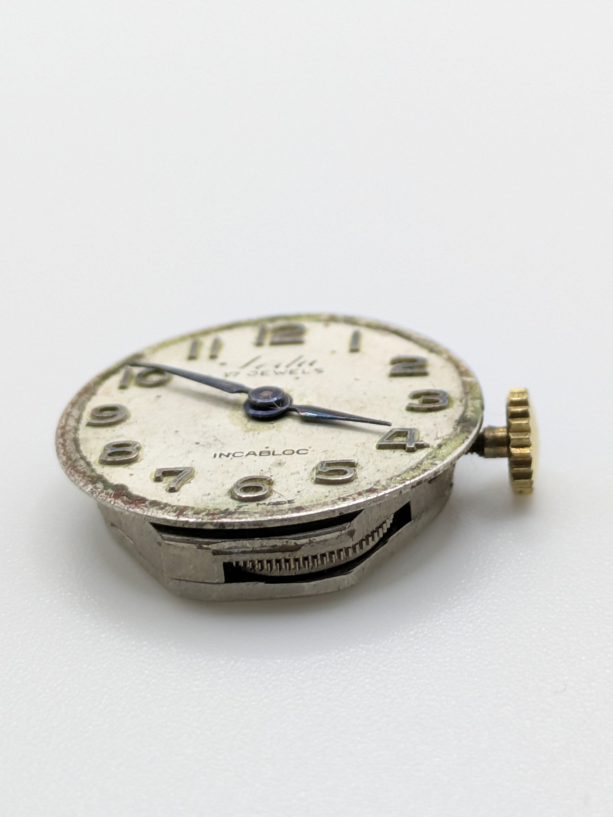FHF ST 69-2 Manual Wind Watch Movement Incabloc 17 Jewels Swiss Made Untested