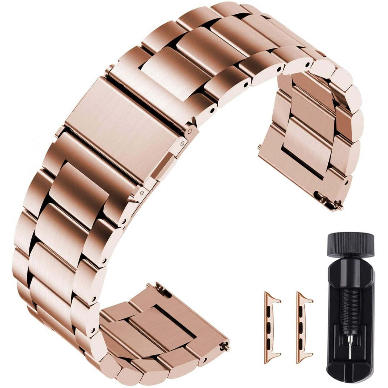 Fullmosa SS Watch Band – Apple Watch Series 4 Gold