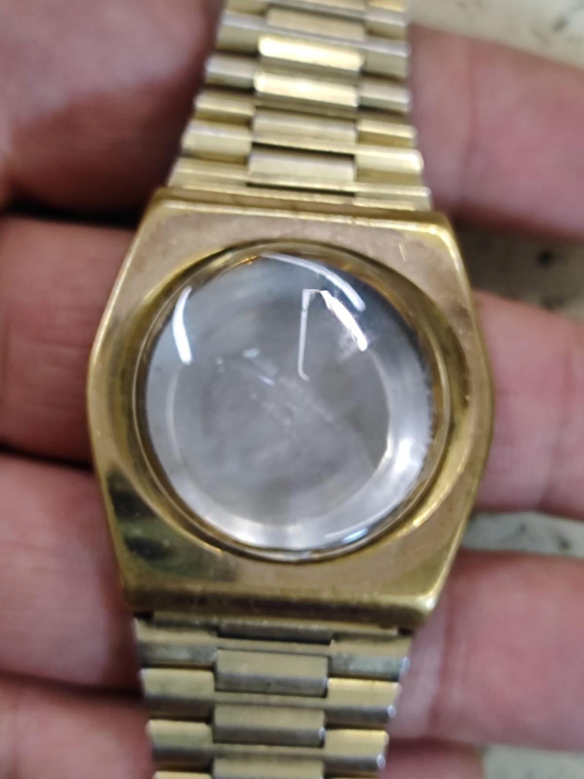 RADO VOYAGER AUTOMATIC Gold Tone CASE Ref 636.3082.2 & bracelet Rado 2836