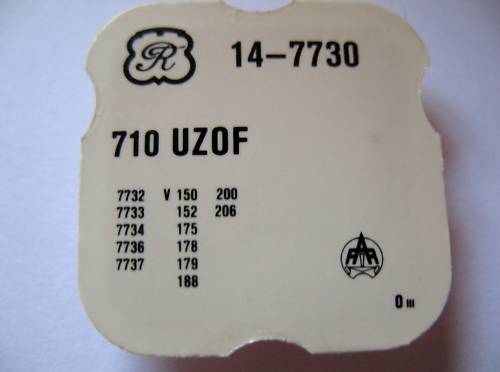 VALJOUX 7733,7730,7736 VENUS 150,175,178,179,188 PALLET 710
