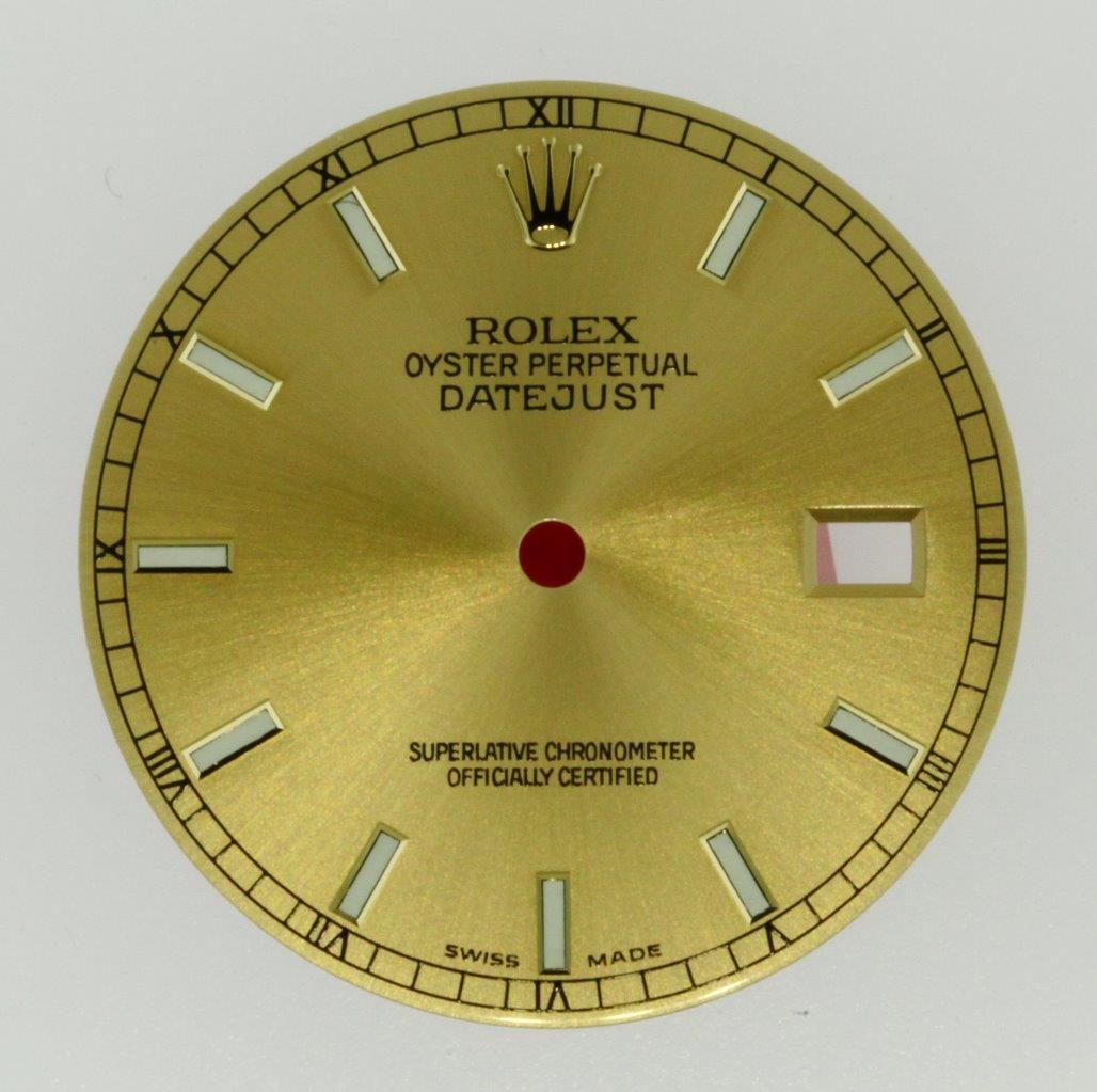 Original Men’s Rolex Datejust QS 116203 116233 Champagne Index Hour Dial 2T #C10
