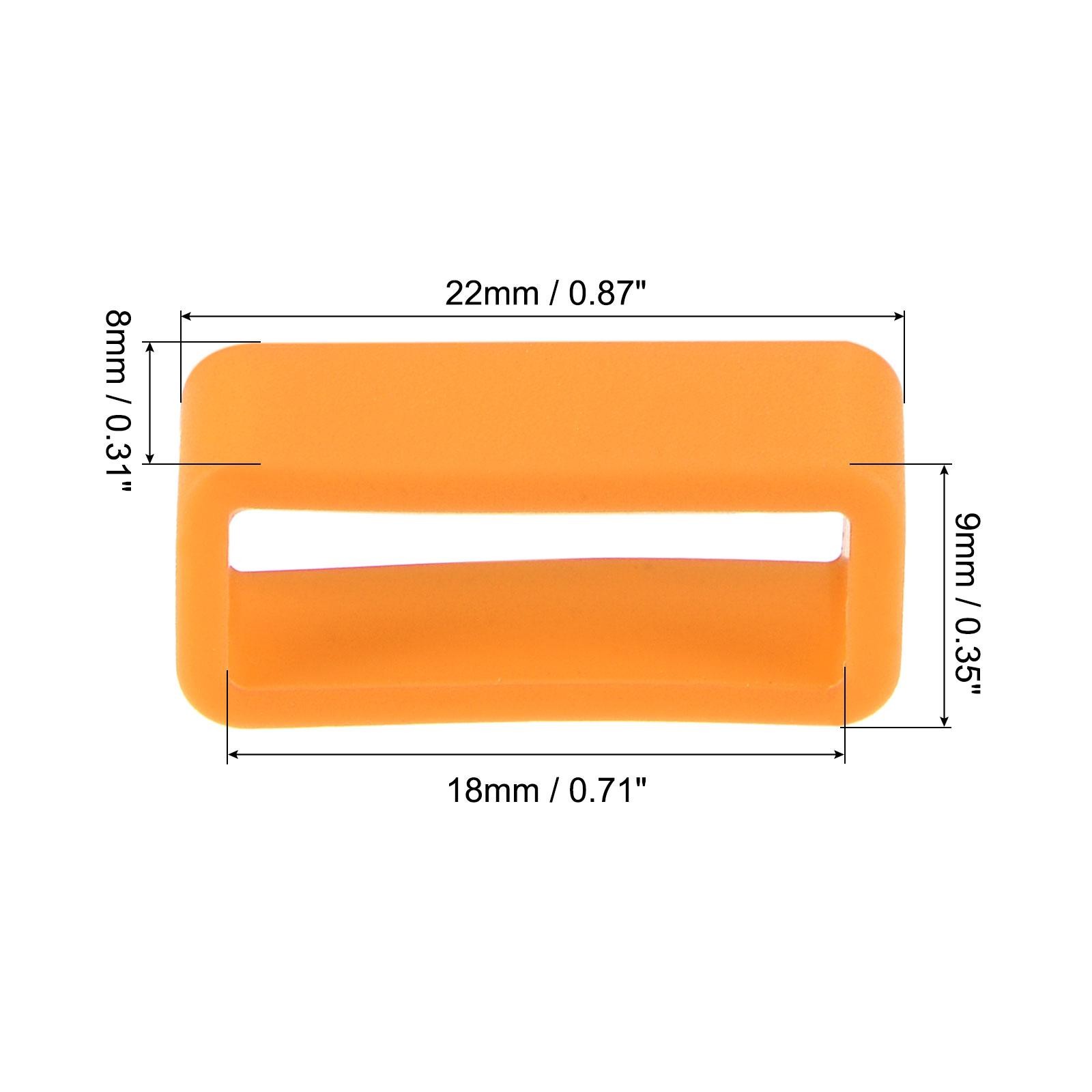 Watch strap Slots strap, for 18mm watch strap, orange 4pcs
