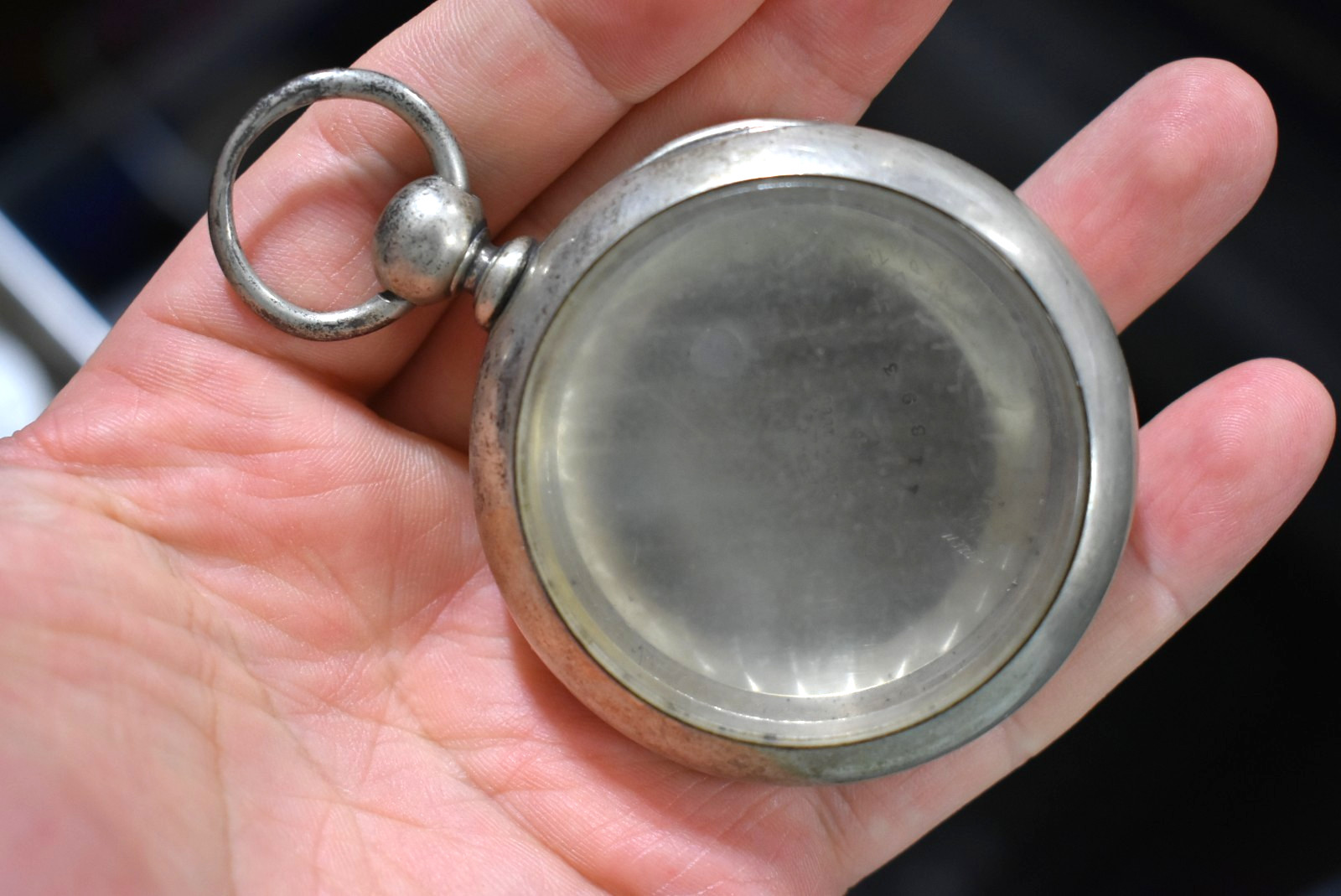 Vintage Invisible Joint Rare 4oz Coin Silver 18s OF Pocket Watch Case lot.wg