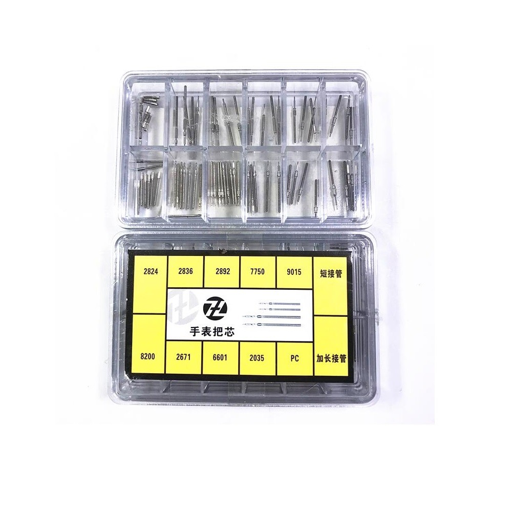 Stainless Steel Watch Winding Stem Assortment For Movement 2824 2836 2892 7750 B