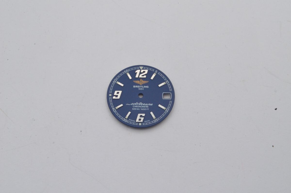 Breitling Dial Colt Oceane A57350 Blue Vintage Rare Ladies