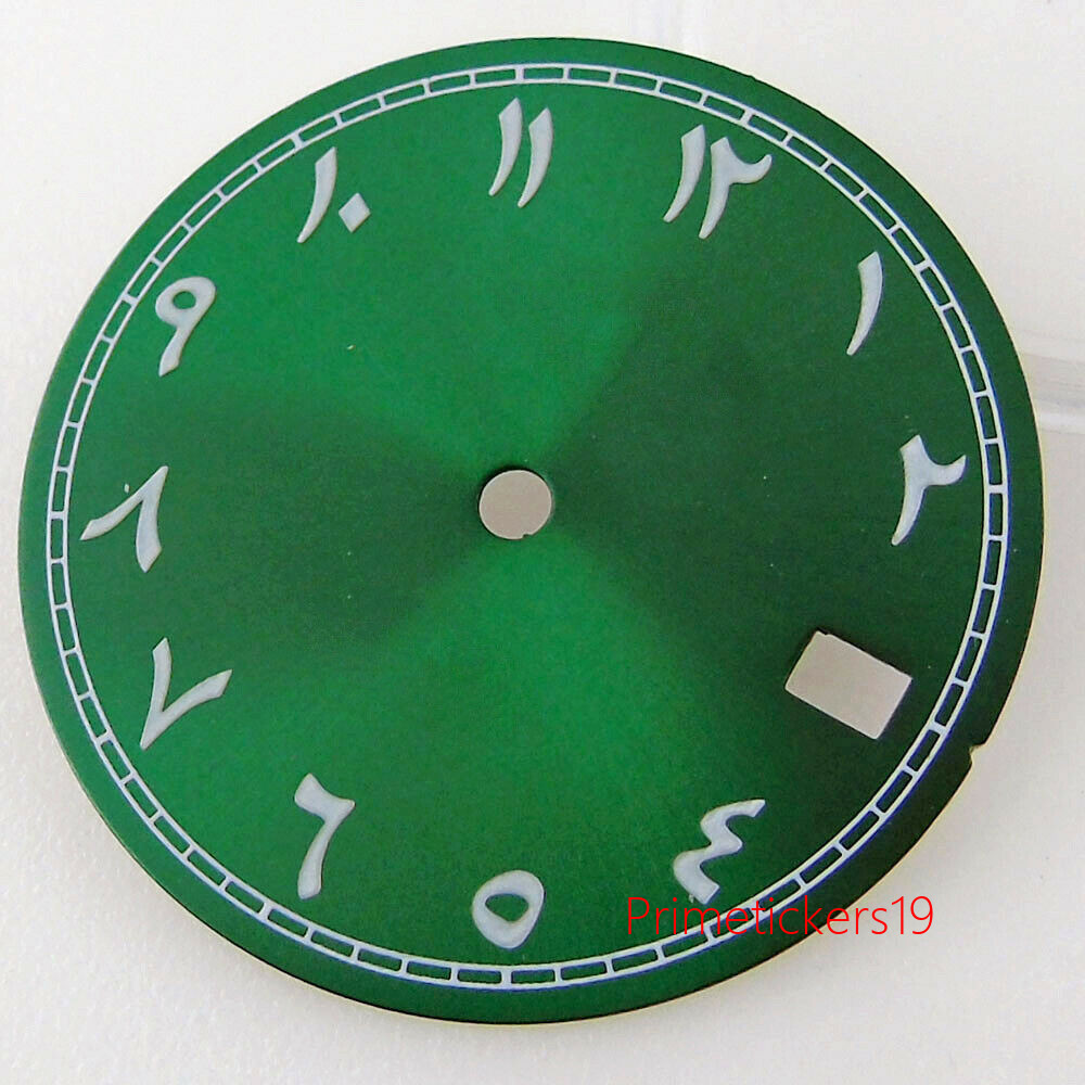 Bliger 29mm Purple/Pink/Blue/Green/Black Watch Dial Green Lume Fit NH35A NH36A