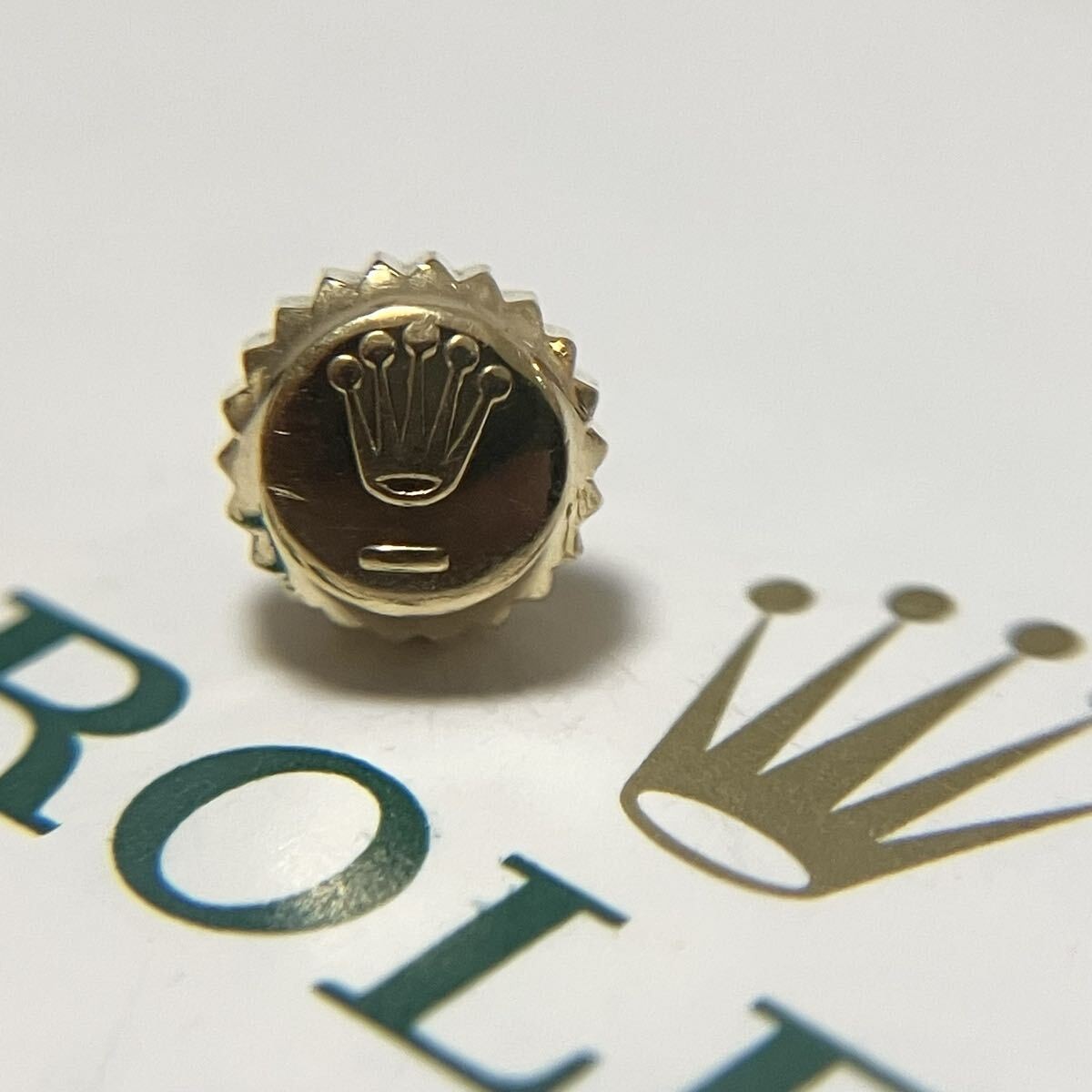 Rolex Crown 530-8 Gold 5.3mm Fits 69173 79173 1675 16758 Used