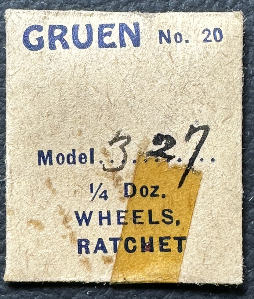 GENUINE GRUEN EB415 CAL327 1/4 DOZEN RATCHET WHEEL WATCH REPAIR WP5