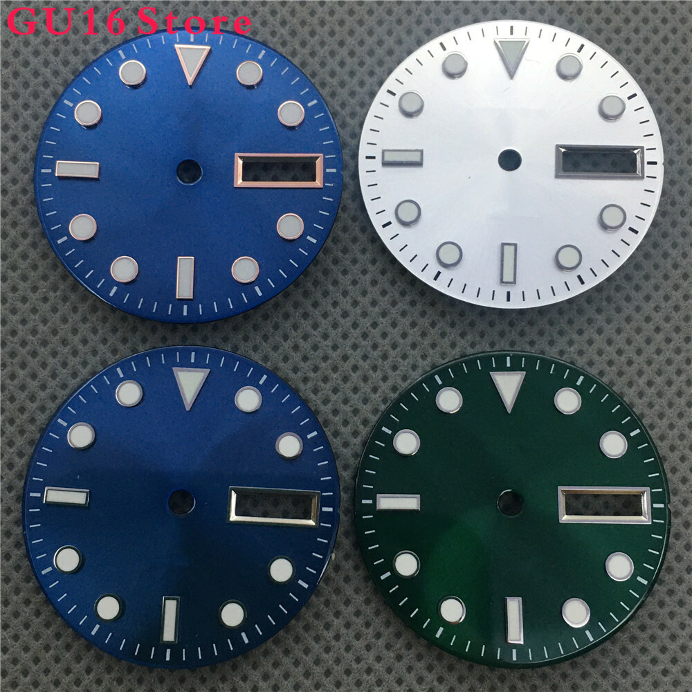 29mm Sterile Watch Dial luminous Parts Fit NH36 Movement Watch Dial Accessories