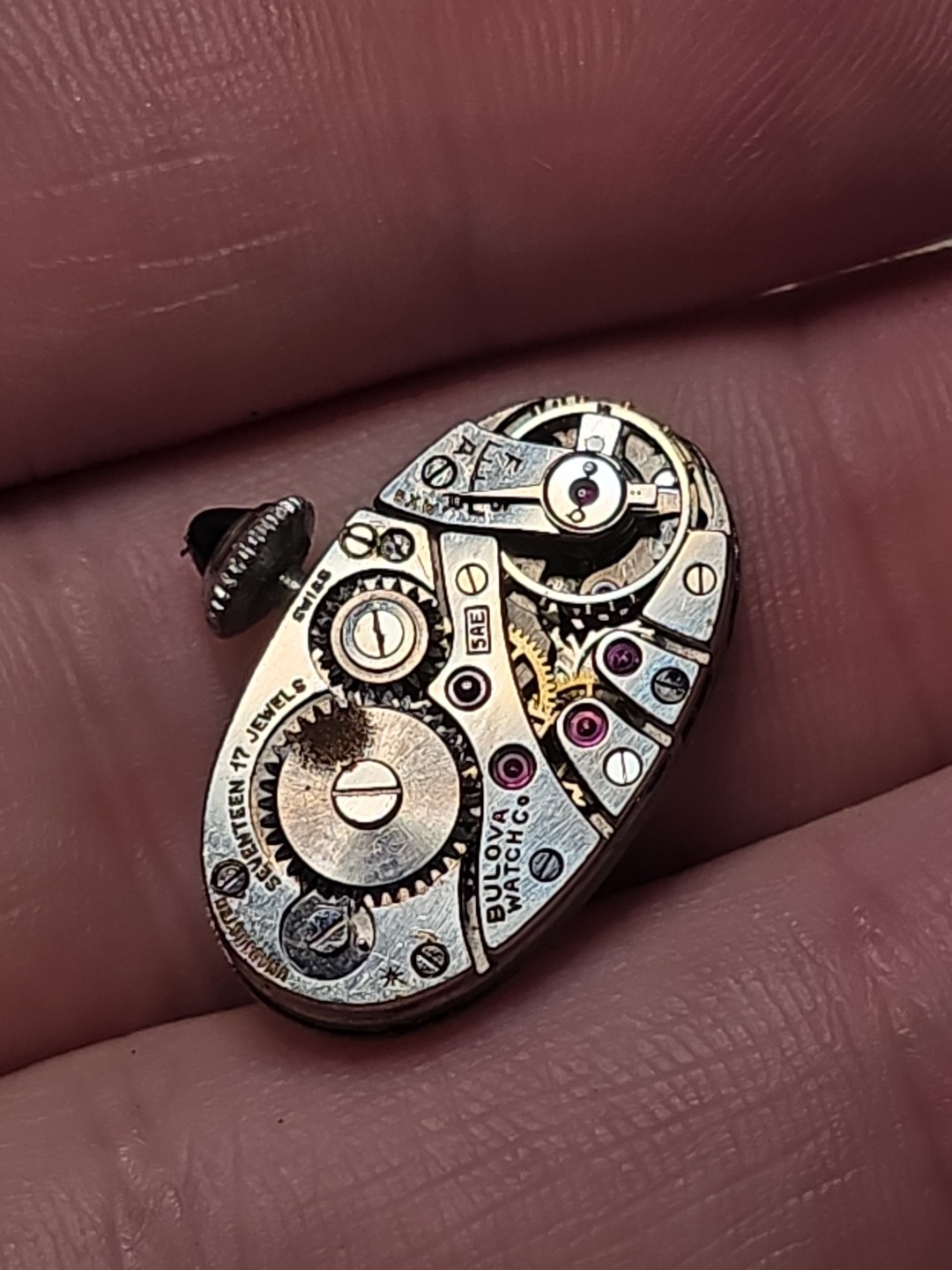Omega Helbros Waltham Benrus Bulova Watch Movements For Parts