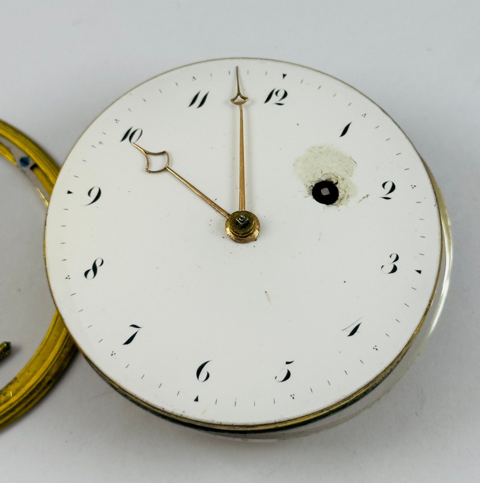 Antique Repeater Fusee Pocket watch Movement and Dial