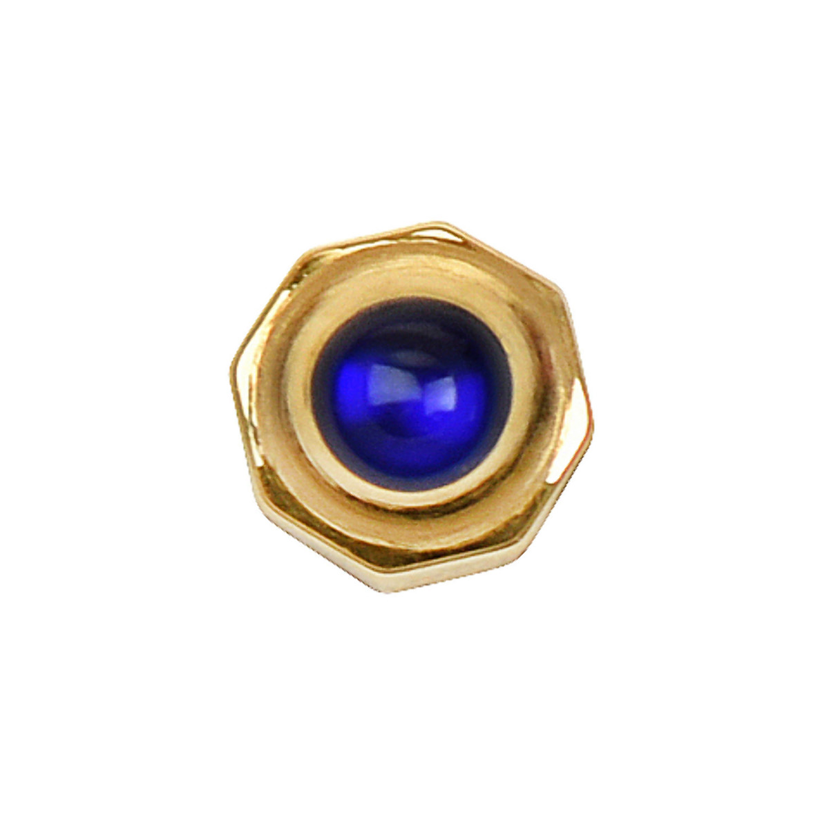 1 WATCH CROWN FOR CALIBRE DE CARTIER TANK SOLO WATCH 4.5MM SAPPHIRE GOLD BLUE