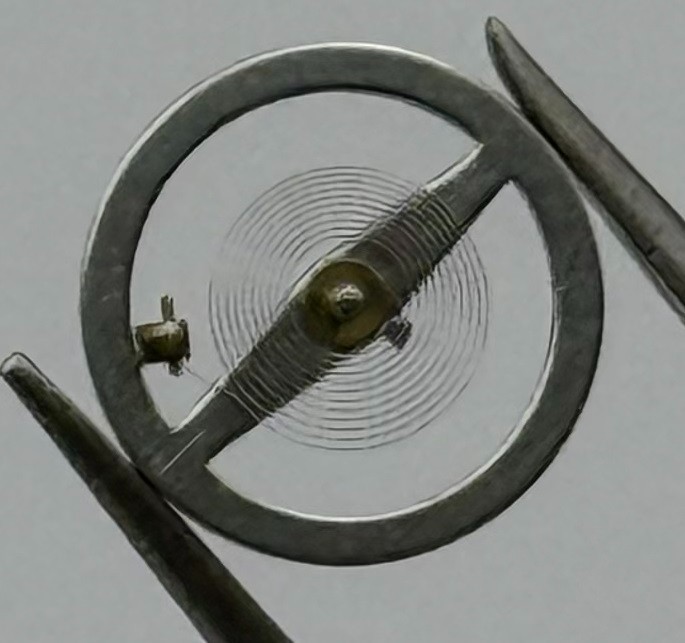 OC R7 Balance Wheel Complete And Spring 10½’’’ Renata 1534 Watch Movement Parts