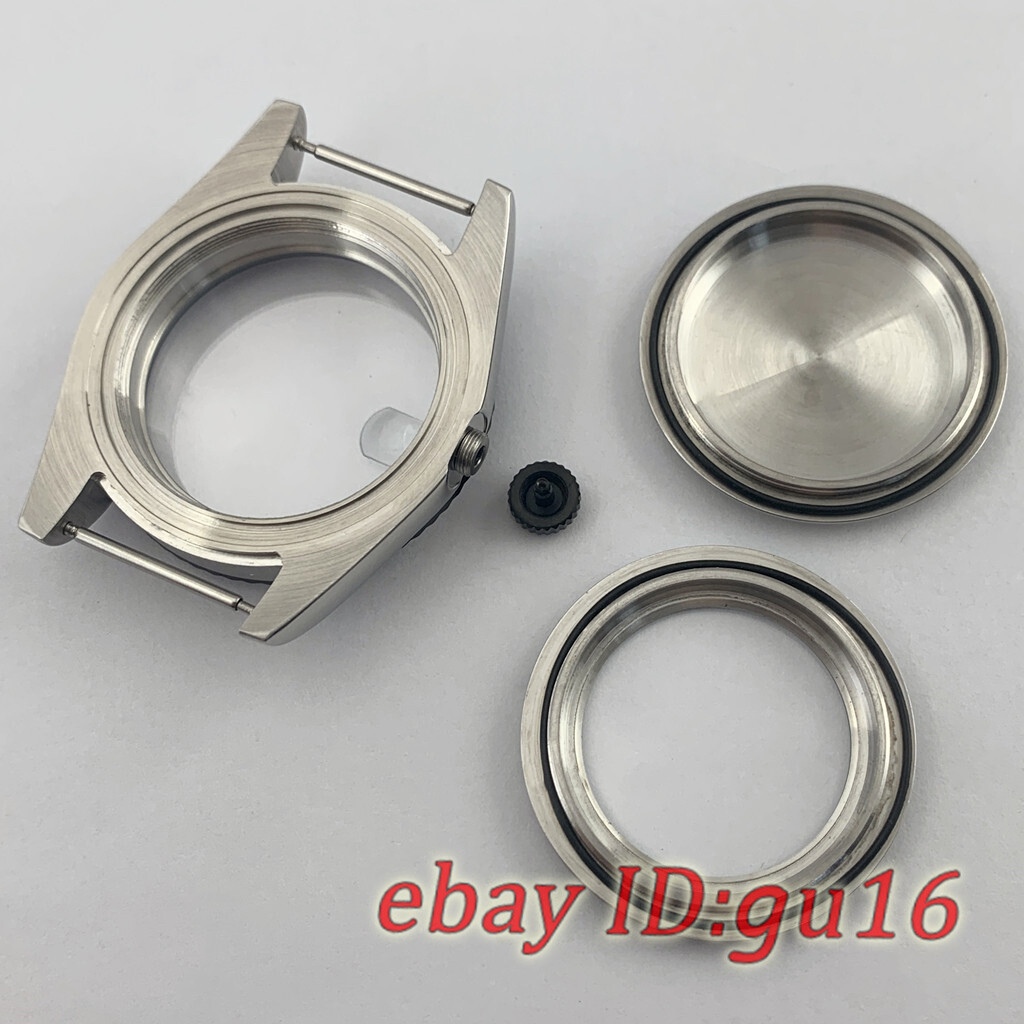 36mm/40mm NH35 NH36 ETA2824/2836 Miyota 8215 PVD black Sapphire Glass watch case