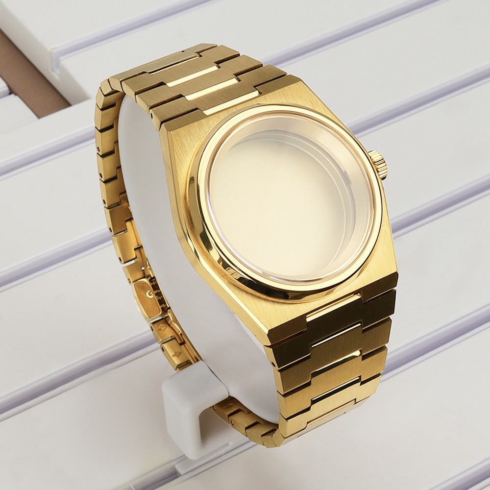 316L Stainless Steel 40mm Watch Case Strap Sapphire PRX Mod For NH35 NH36 NH38