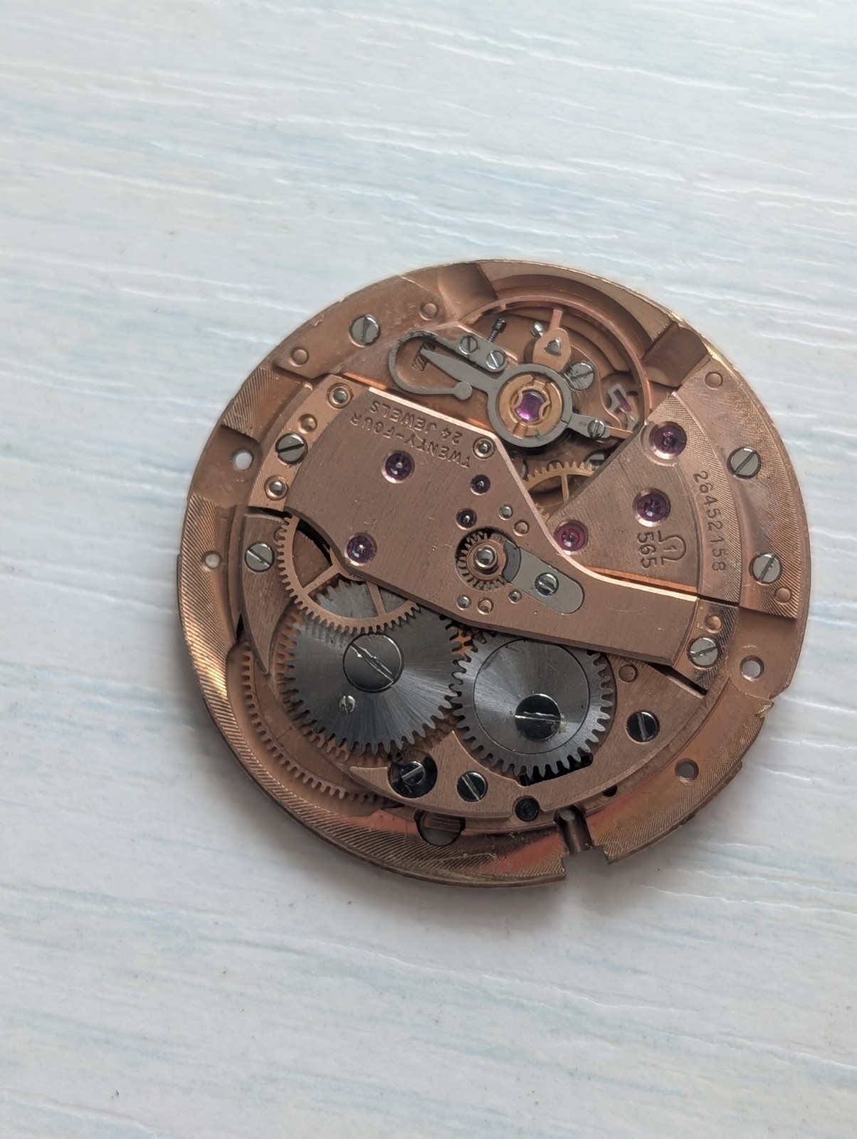 Vintage Omega 565 Automatic Watch Movement (Incomplete/Good Balance)